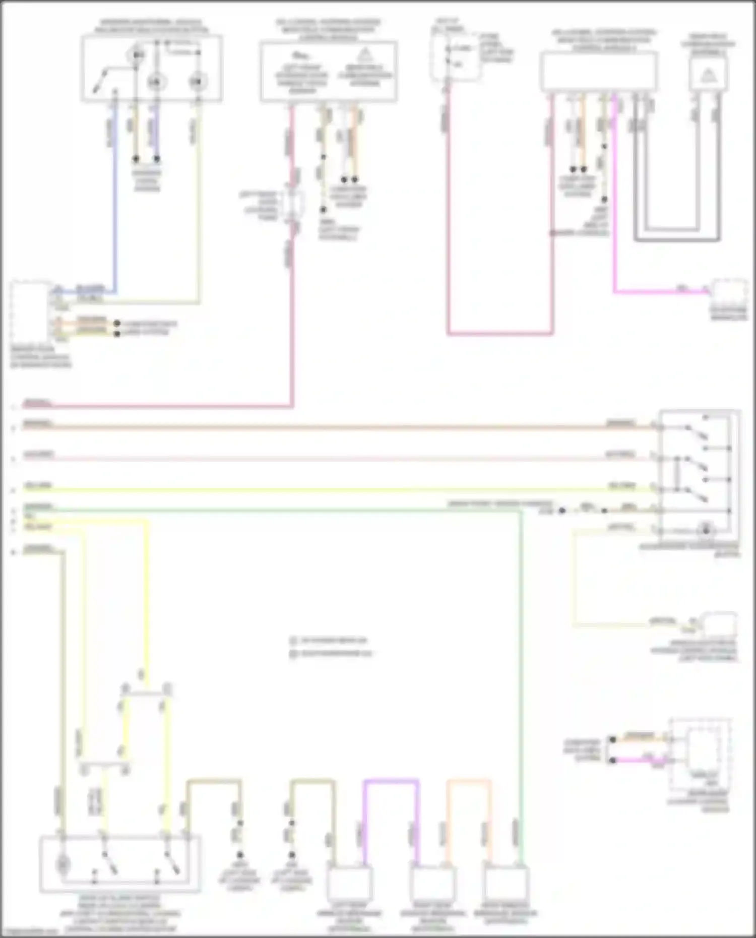 Wiring diagram display unit for Audi RS5 F5 facelift (2019-2024) (1 of 20)