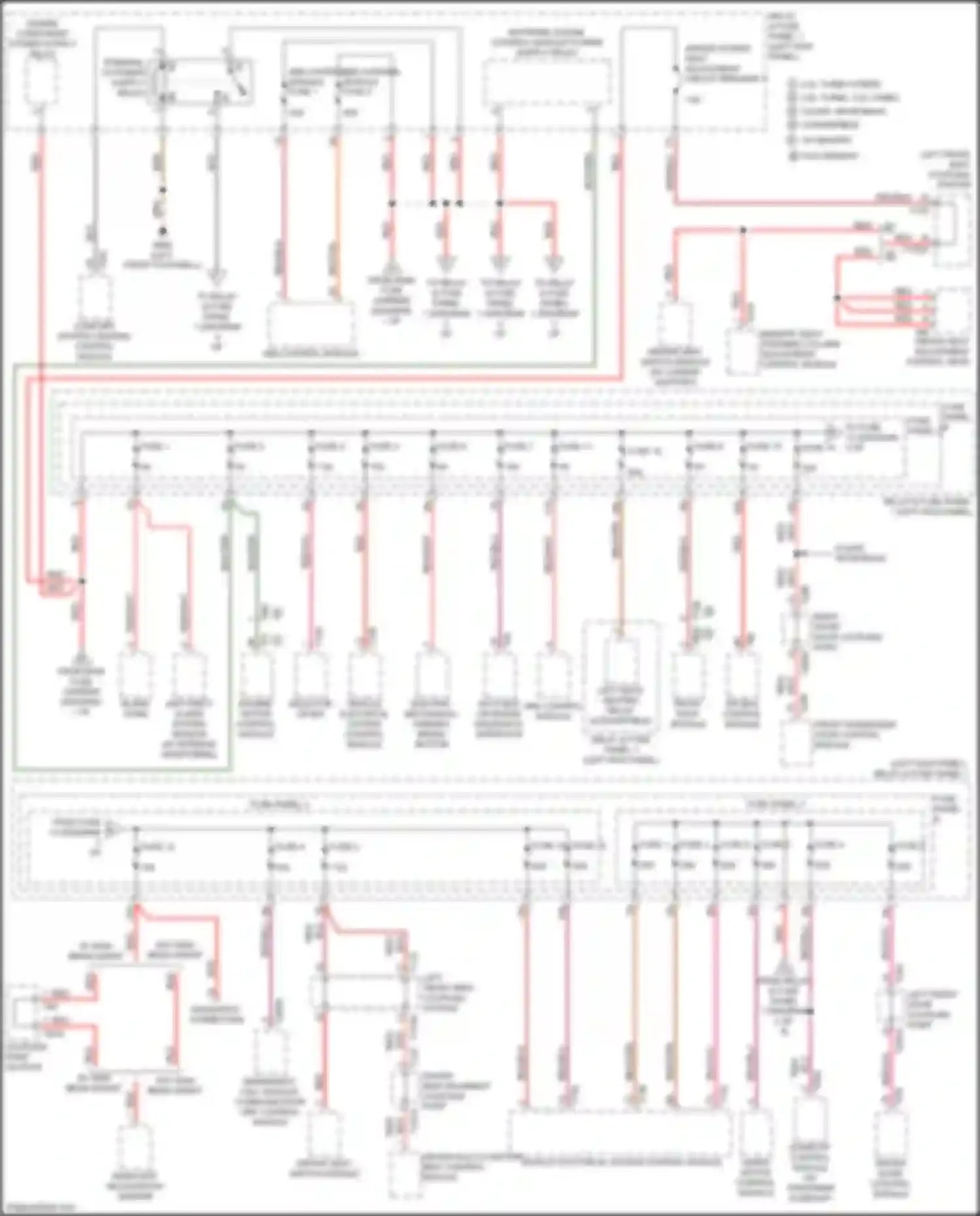 Wiring diagram fuse 13 for Audi RS5 F5 facelift (2019-2024) (7 of 14)