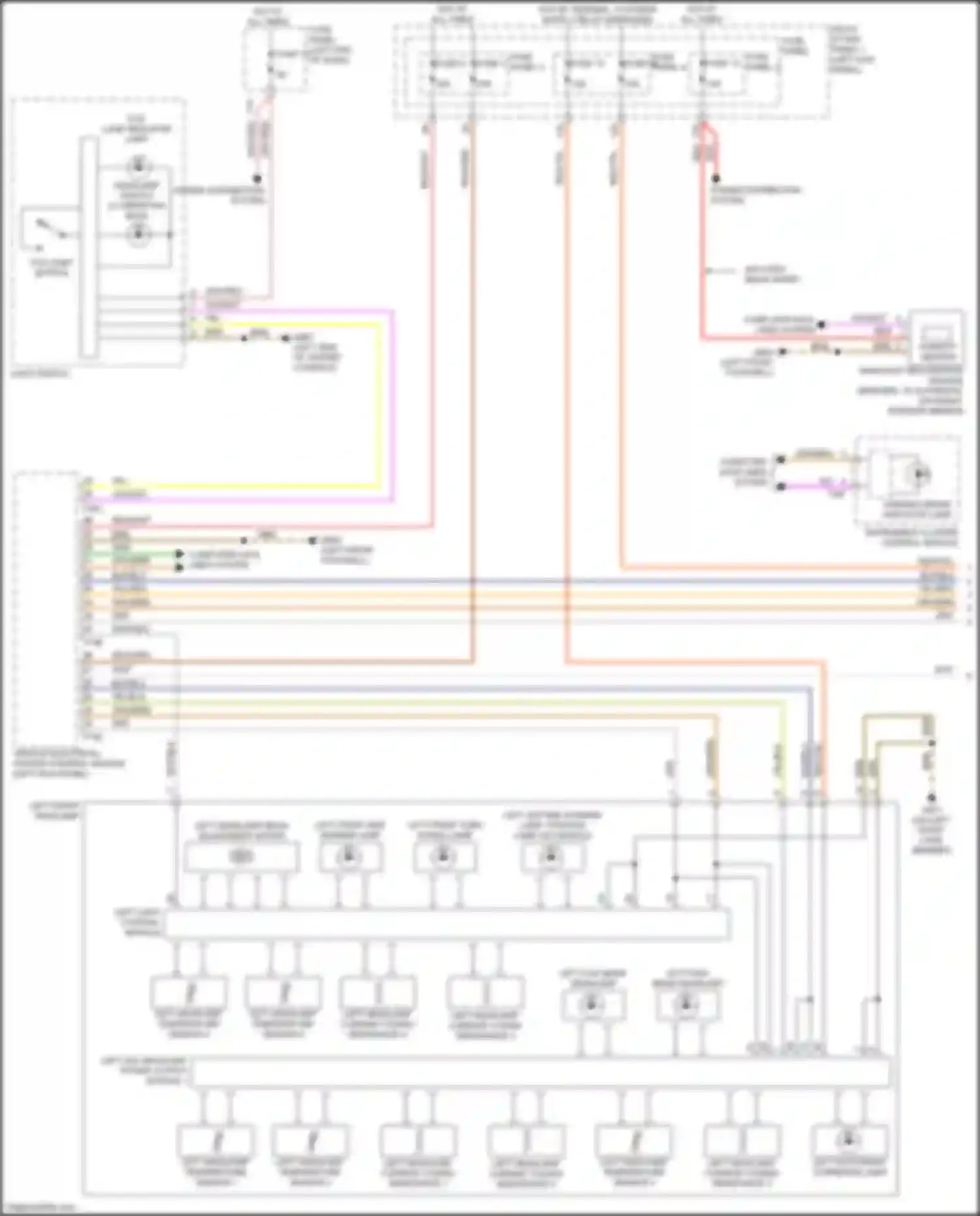 Wiring diagram fuse 13 for Audi RS5 F5 facelift (2019-2024) (4 of 14)