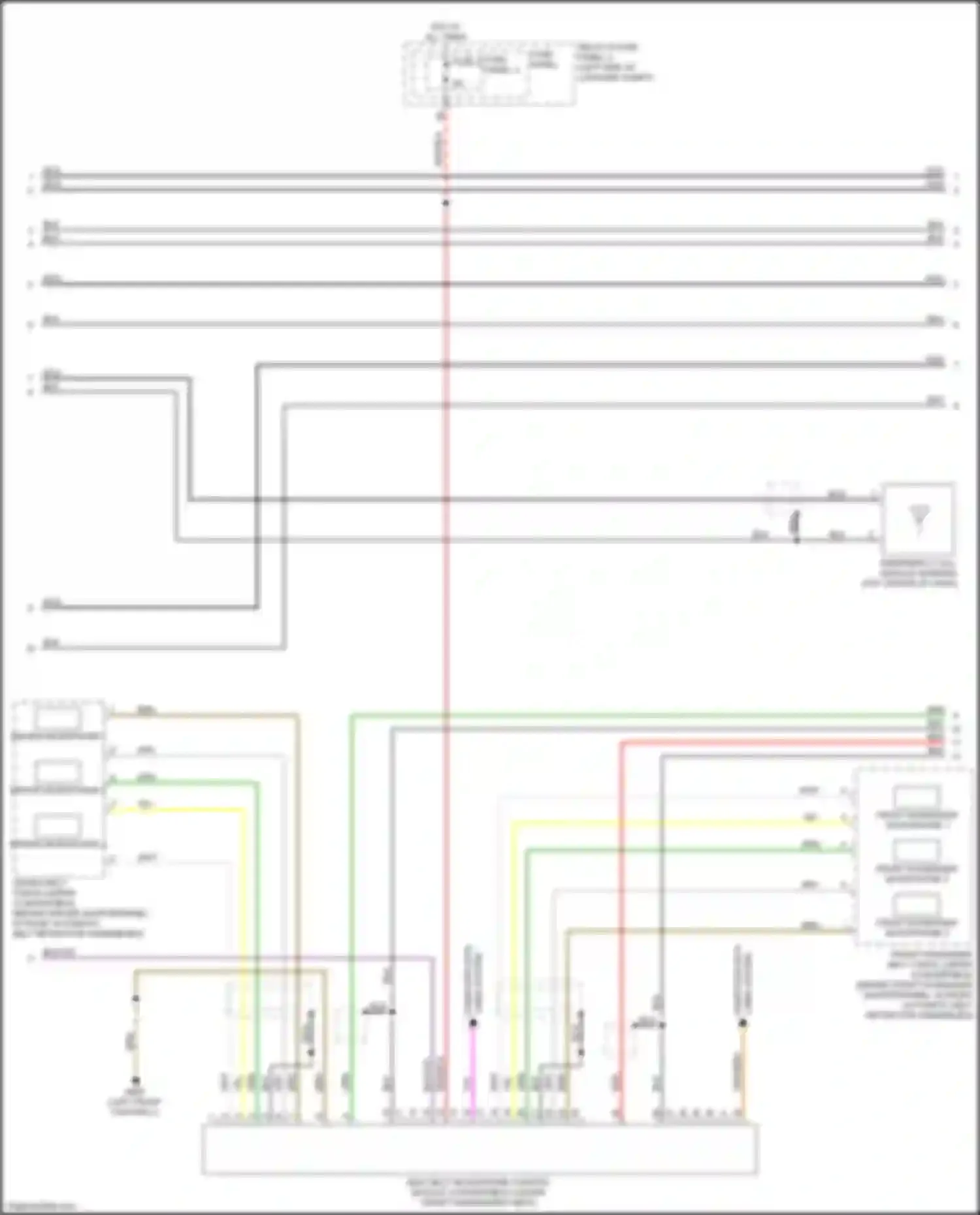 Wiring diagram fuse 2 for Audi RS5 F5 facelift (2019-2024) (13 of 18)