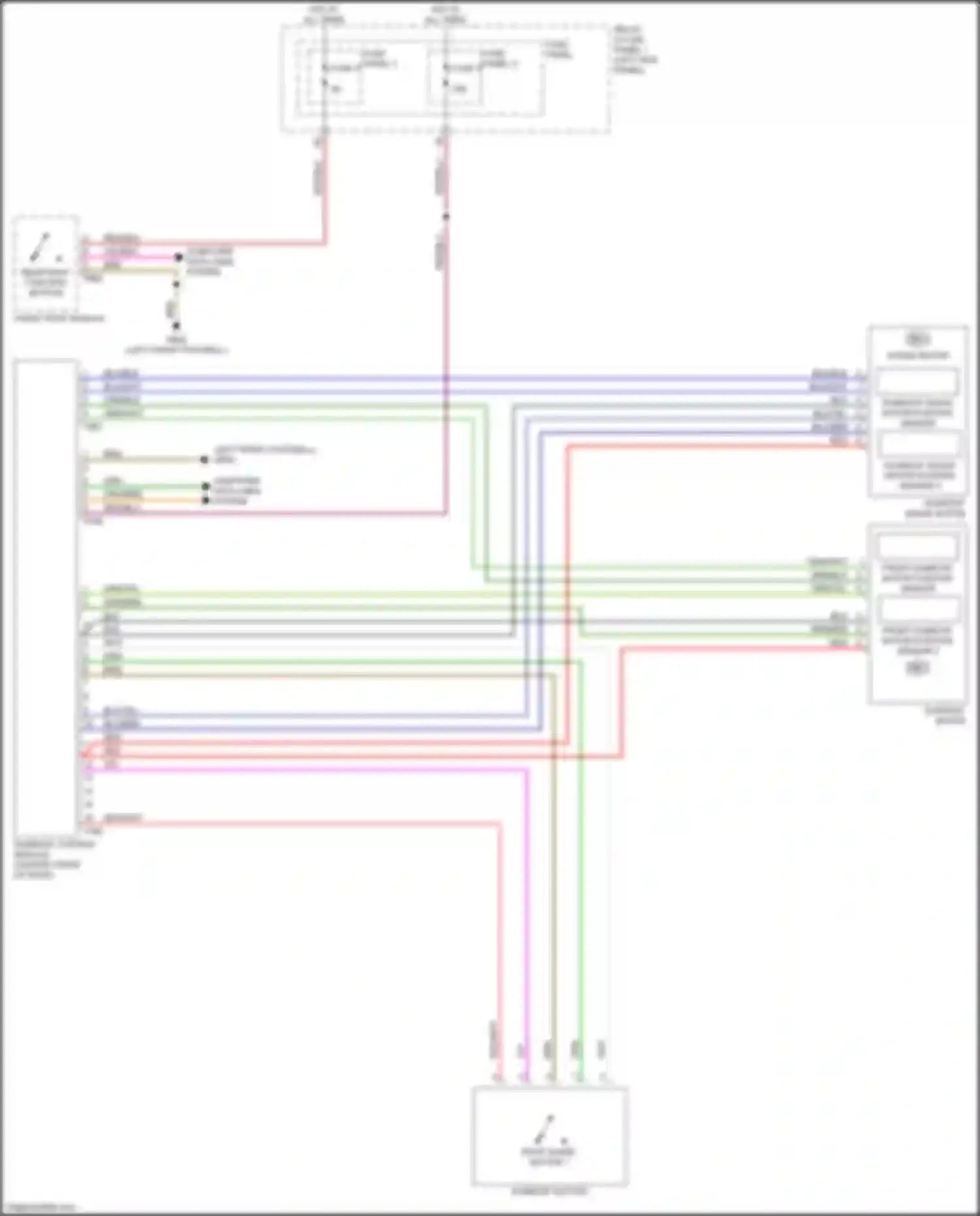 Wiring diagram fuse panel 3 for Audi RS5 F5 facelift (2019-2024) (36 of 46)