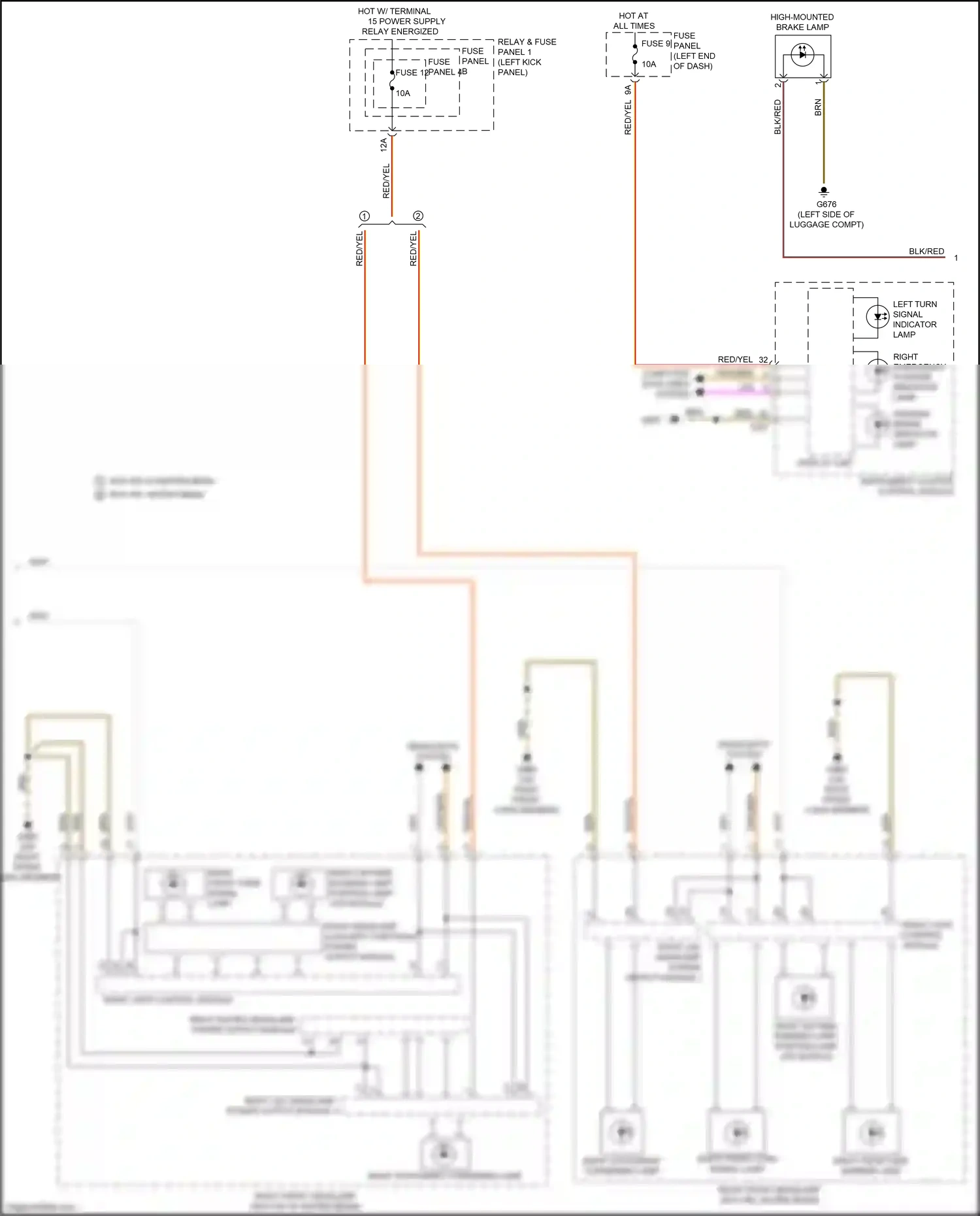 Wiring diagram fuse panel c for Audi RS5 F5 facelift (2019-2024) (15 of 30)
