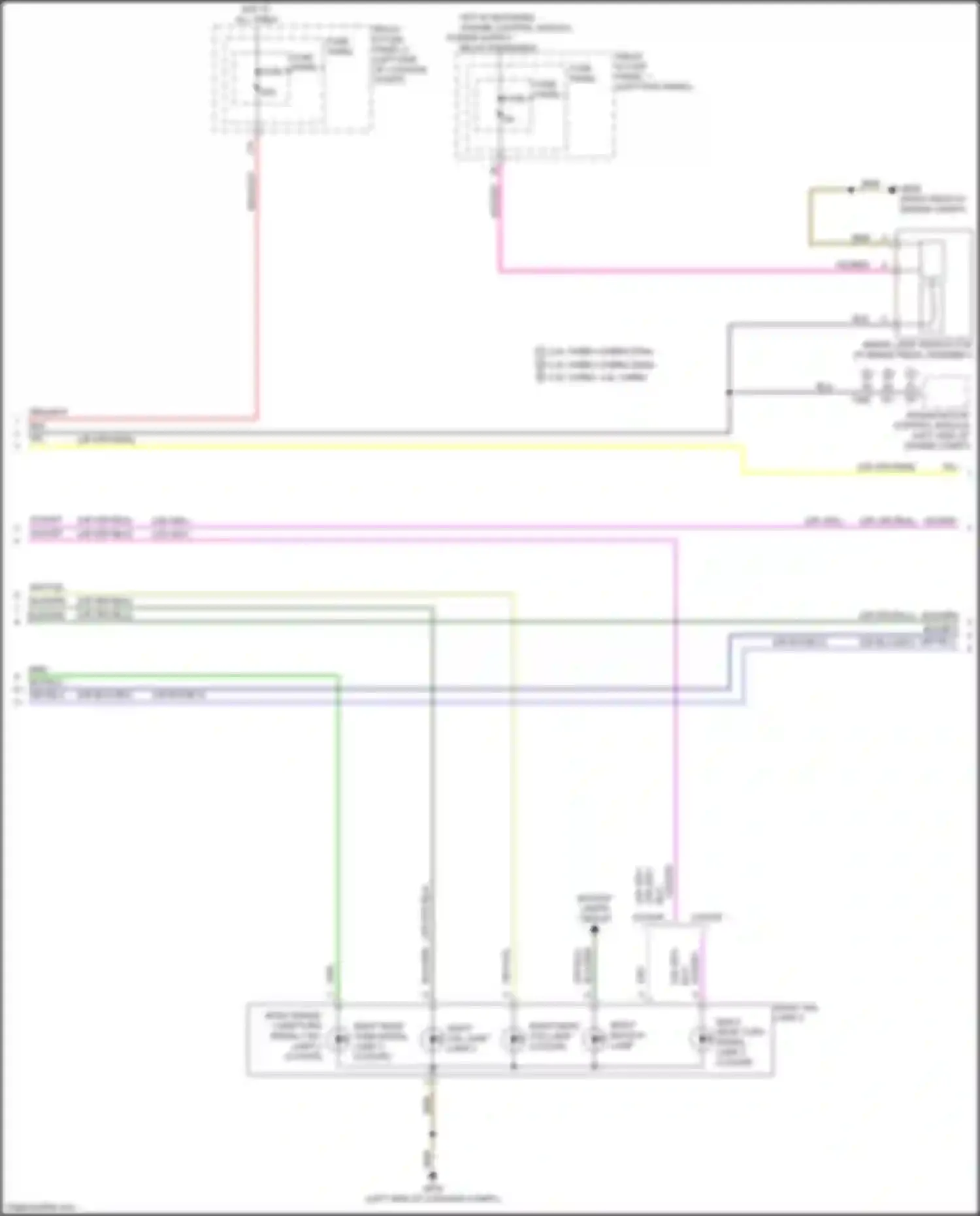 Wiring diagram engine/motor control module for Audi RS5 F5 facelift (2019-2024)