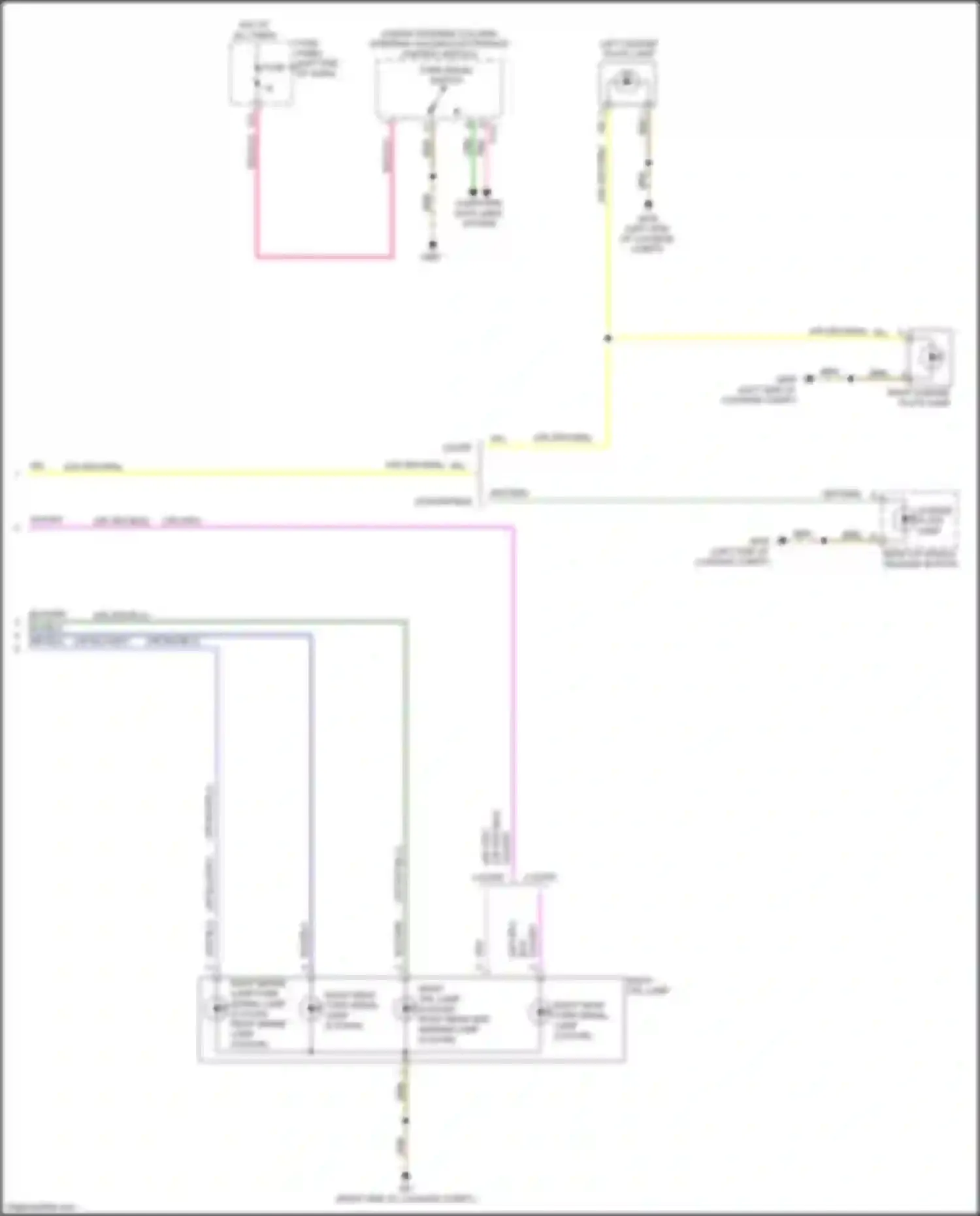 Wiring diagram steering column electronics control module for Audi RS5 F5 facelift (2019-2024)