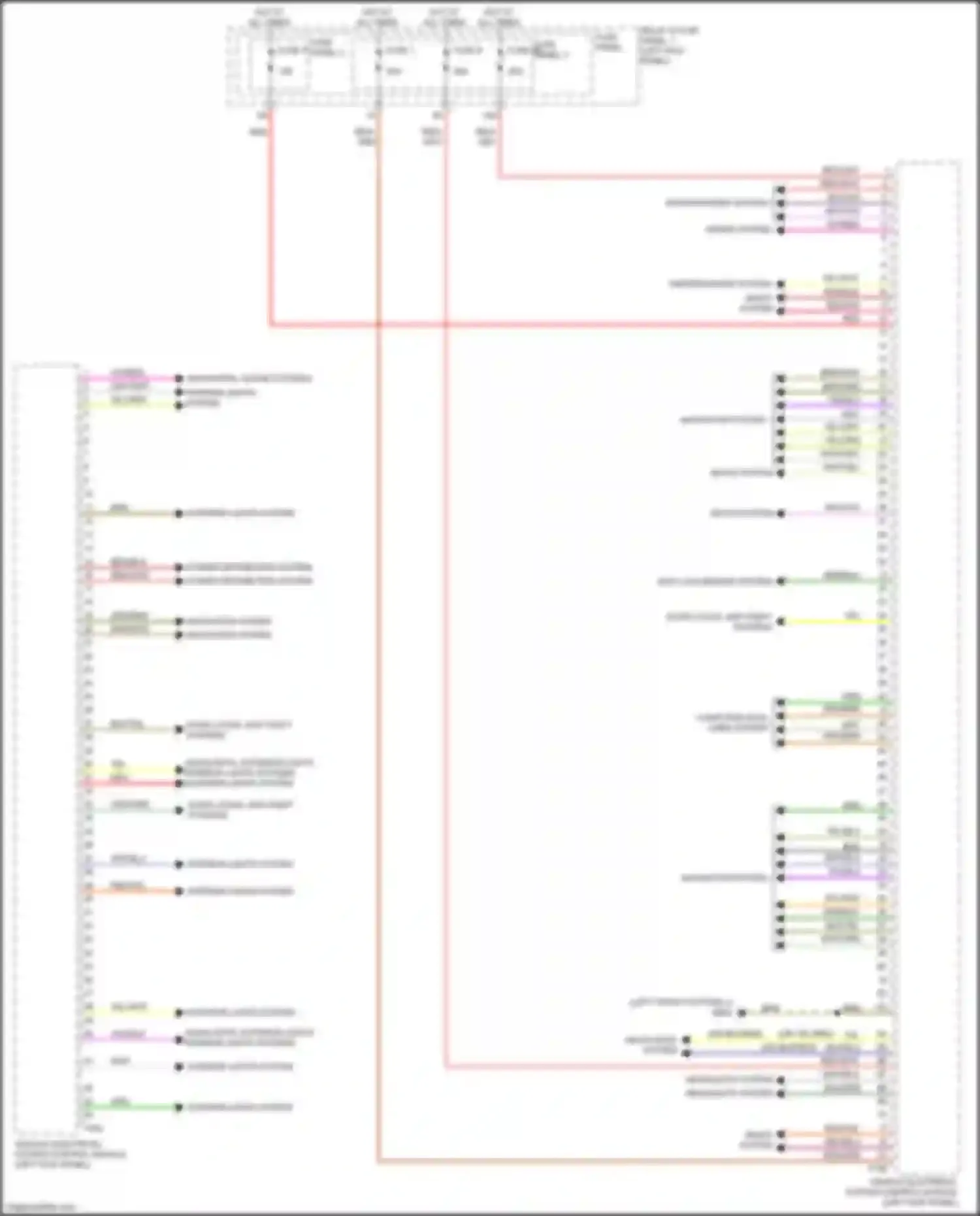 Wiring diagram navigation system for Audi RS5 F5 facelift (2019-2024)