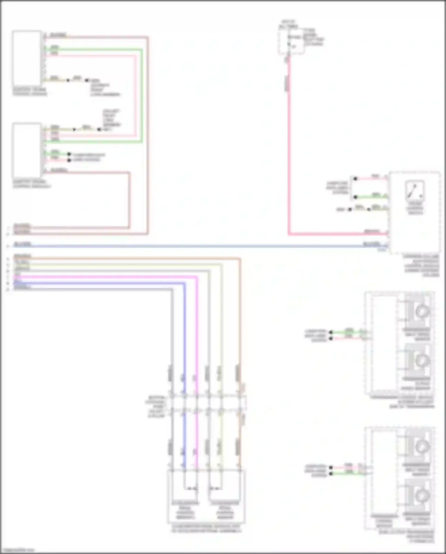 Wiring diagram transmission input speed sensor for Audi RS5 F5 facelift (2019-2024)