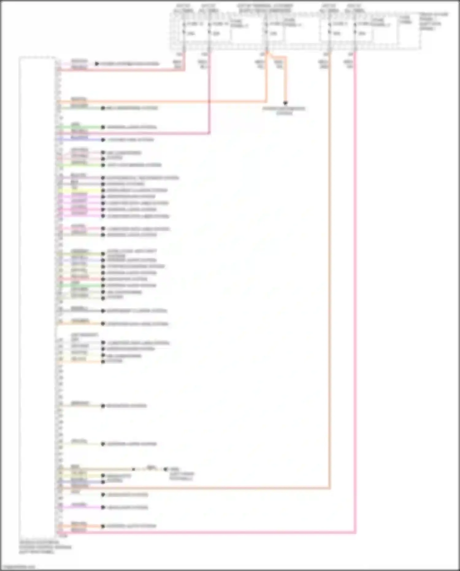 Wiring diagram light recognition sensor for Audi RS5 F5 facelift (2019-2024)
