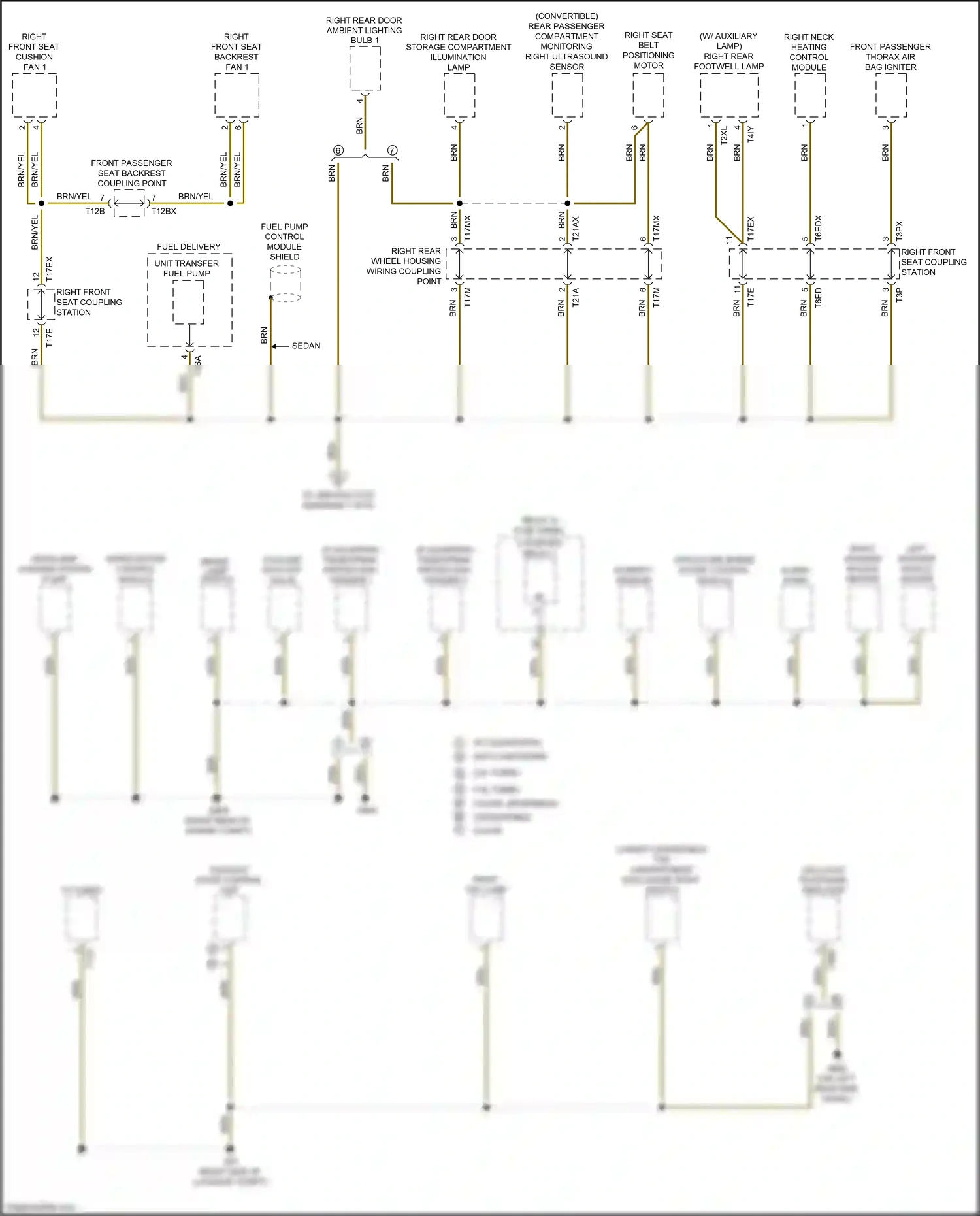 Wiring diagram humidity sensor for Audi RS5 F5 facelift (2019-2024) (4 of 8)