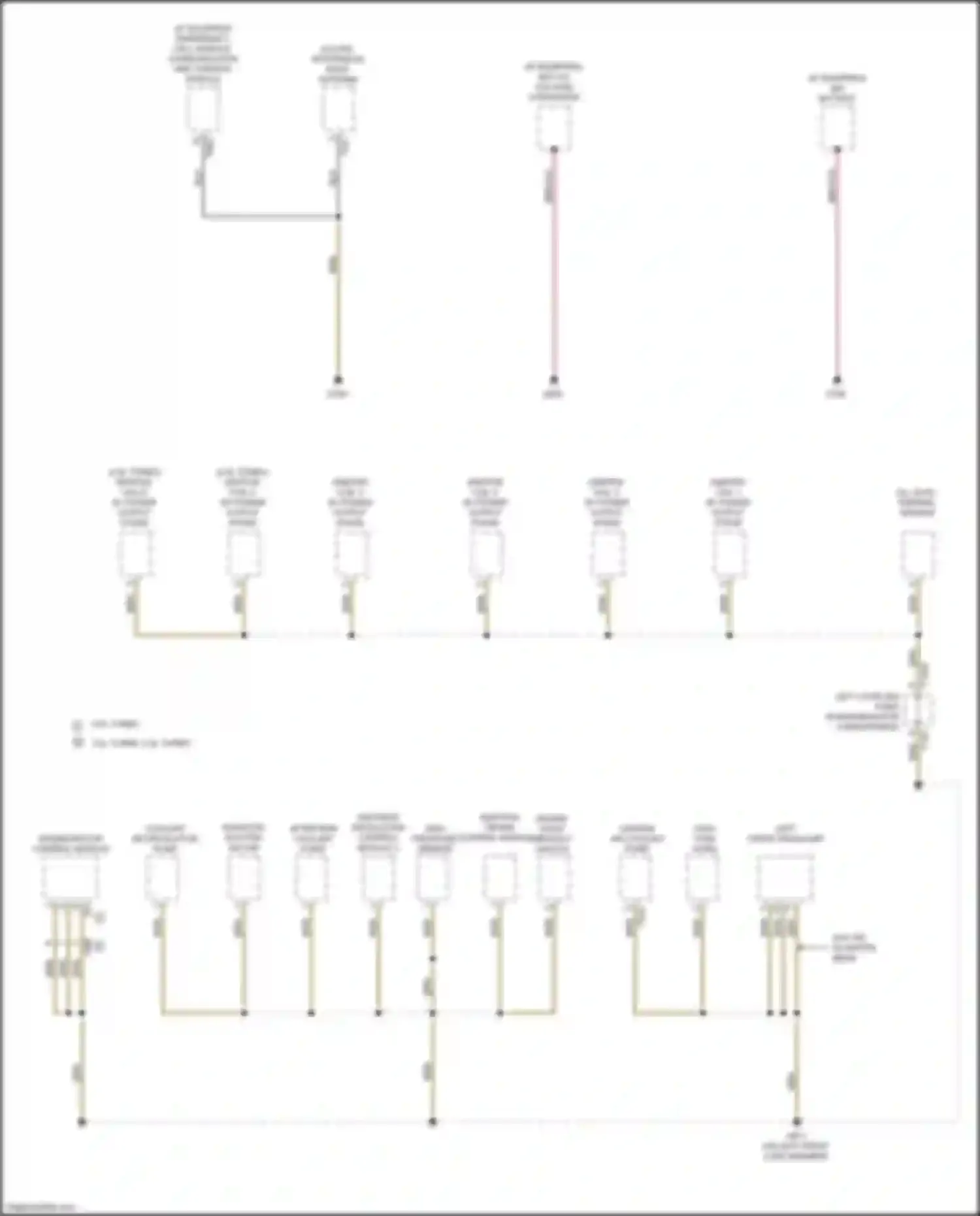 Wiring diagram ignition coil 6 w/ power output stage for Audi RS5 F5 facelift (2019-2024)