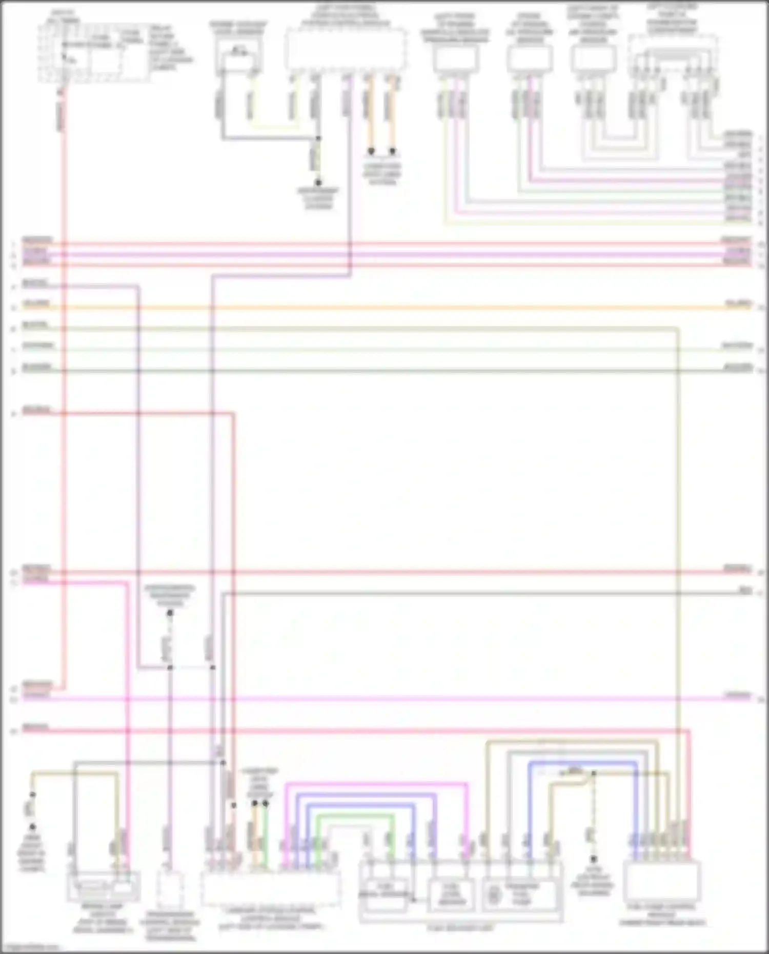 Wiring diagram manifold absolute pressure sensor for Audi RS5 F5 facelift (2019-2024)