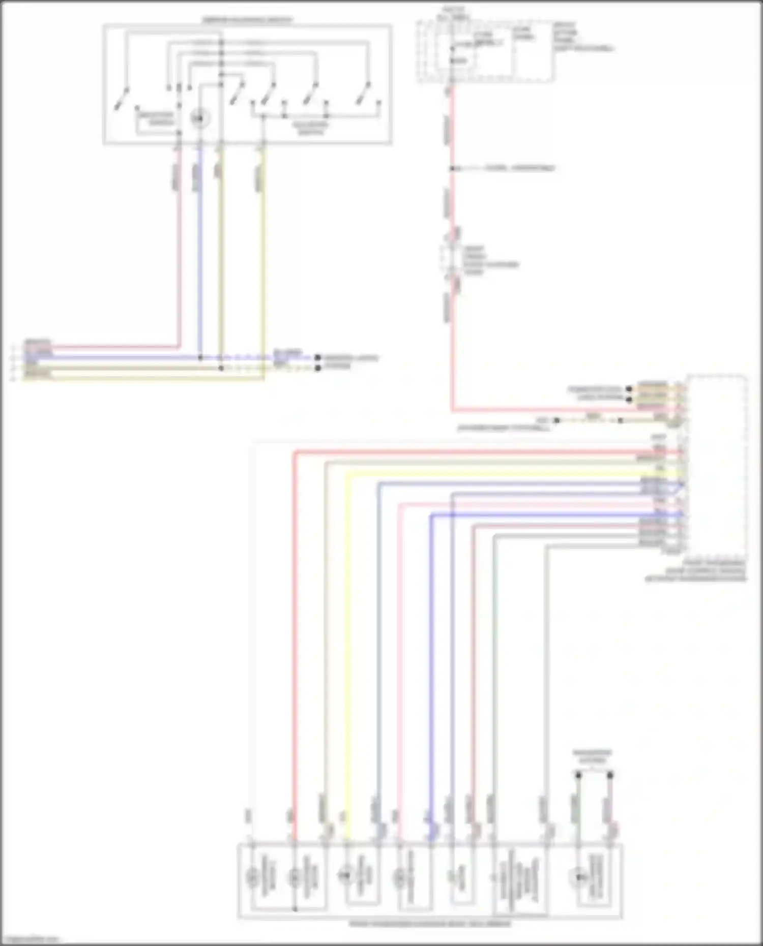 Wiring diagram navigation system for Audi RS5 F5 facelift (2019-2024) (4 of 7)