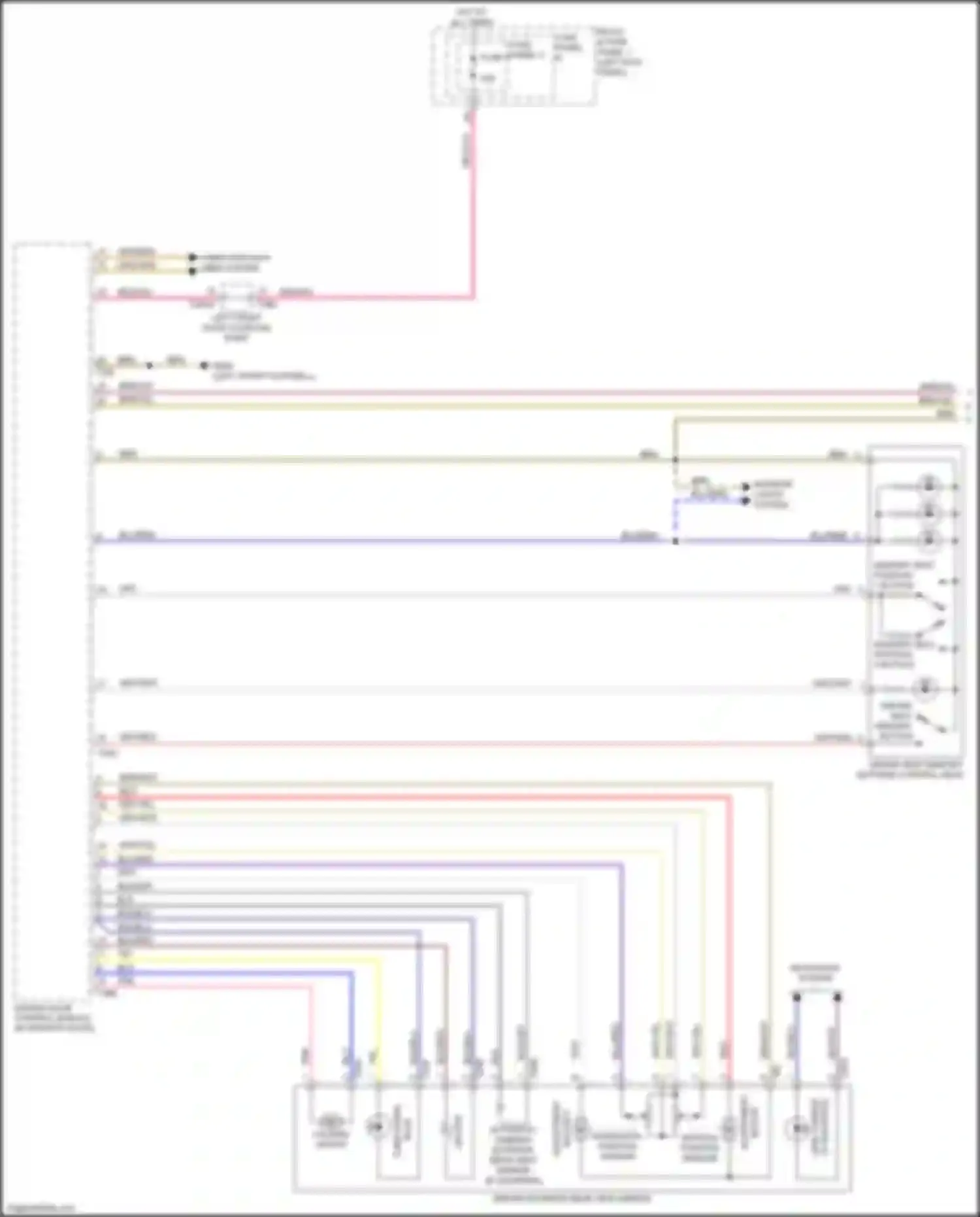 Wiring diagram navigation system for Audi RS5 F5 facelift (2019-2024) (1 of 7)