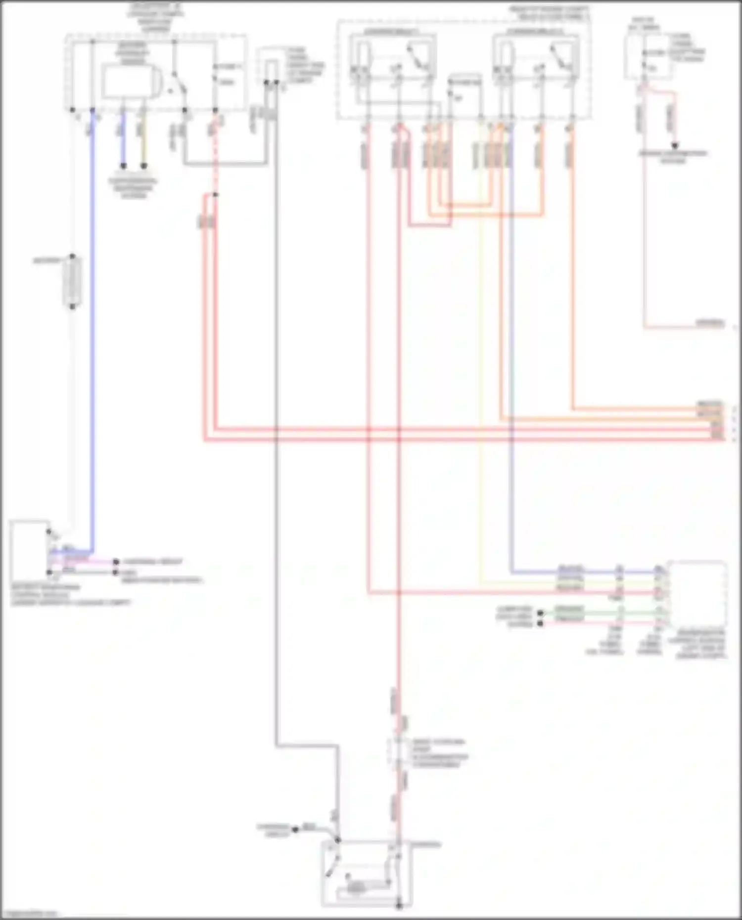 Wiring diagram battery interrupt igniter for Audi RS5 F5 facelift (2019-2024)
