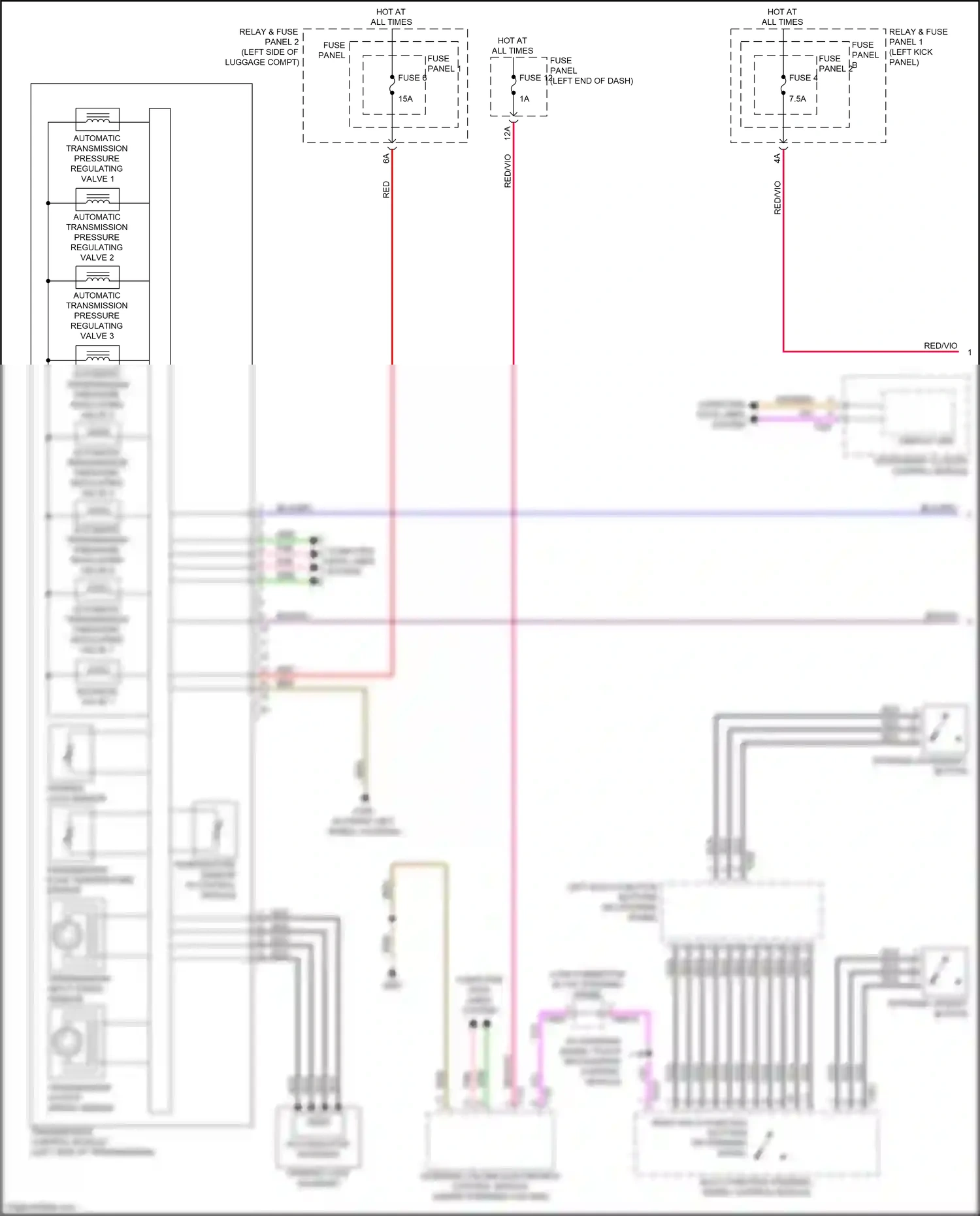 Audi RS5 F5 facelift (2019-2024) temperature sensor (in control module) wiring diagram  (1 of 1)