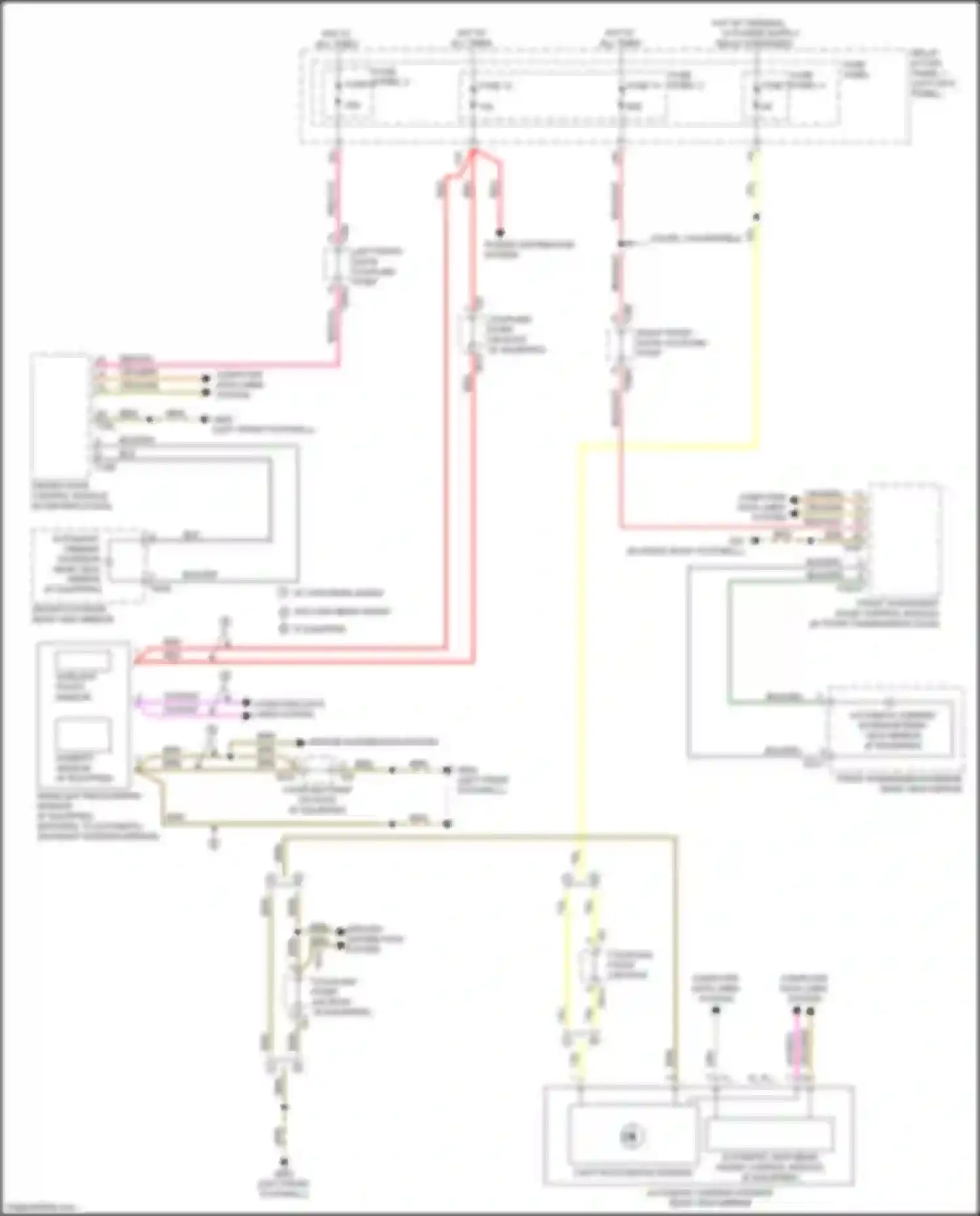 Wiring diagram w/o high beam assist for Audi RS5 F5 facelift (2019-2024) (1 of 8)