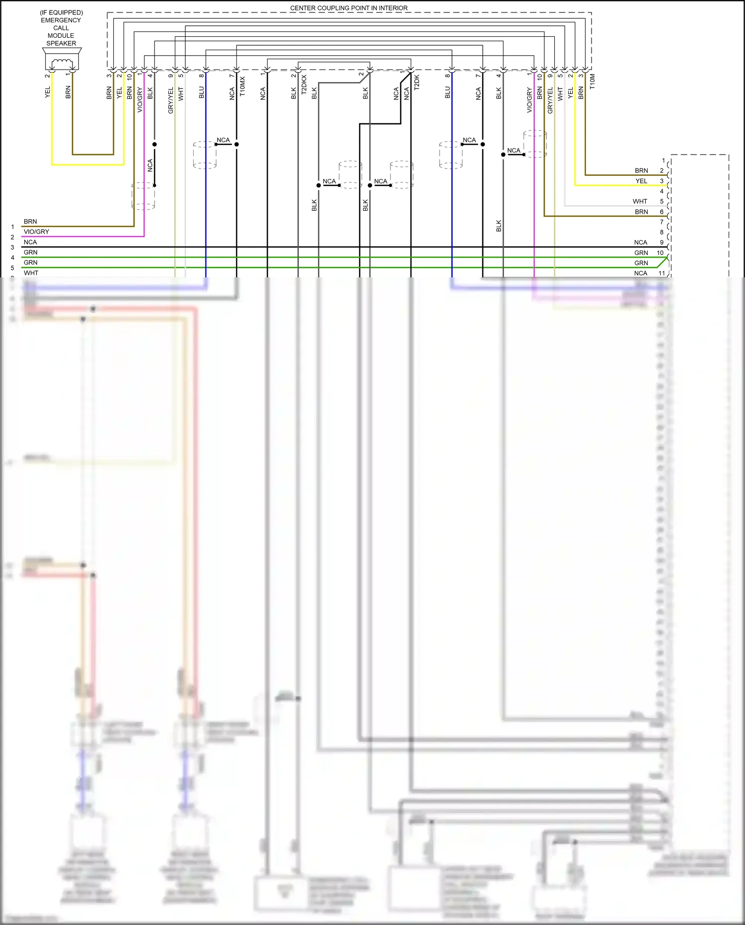 Wiring diagram blk for Audi RS5 F5 (2017-2019) (7 of 107)