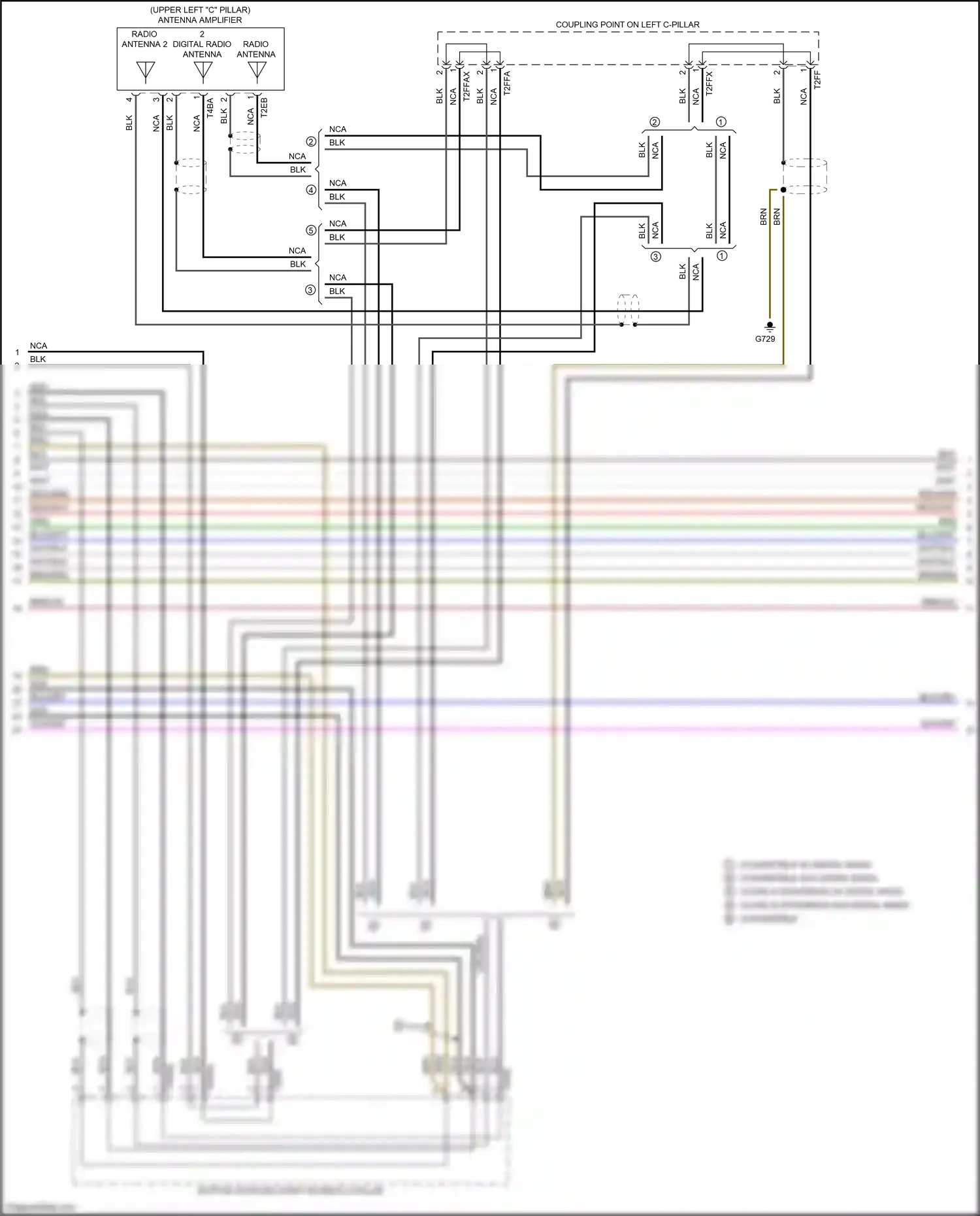 Wiring diagram brn for Audi RS5 F5 (2017-2019) (44 of 150)
