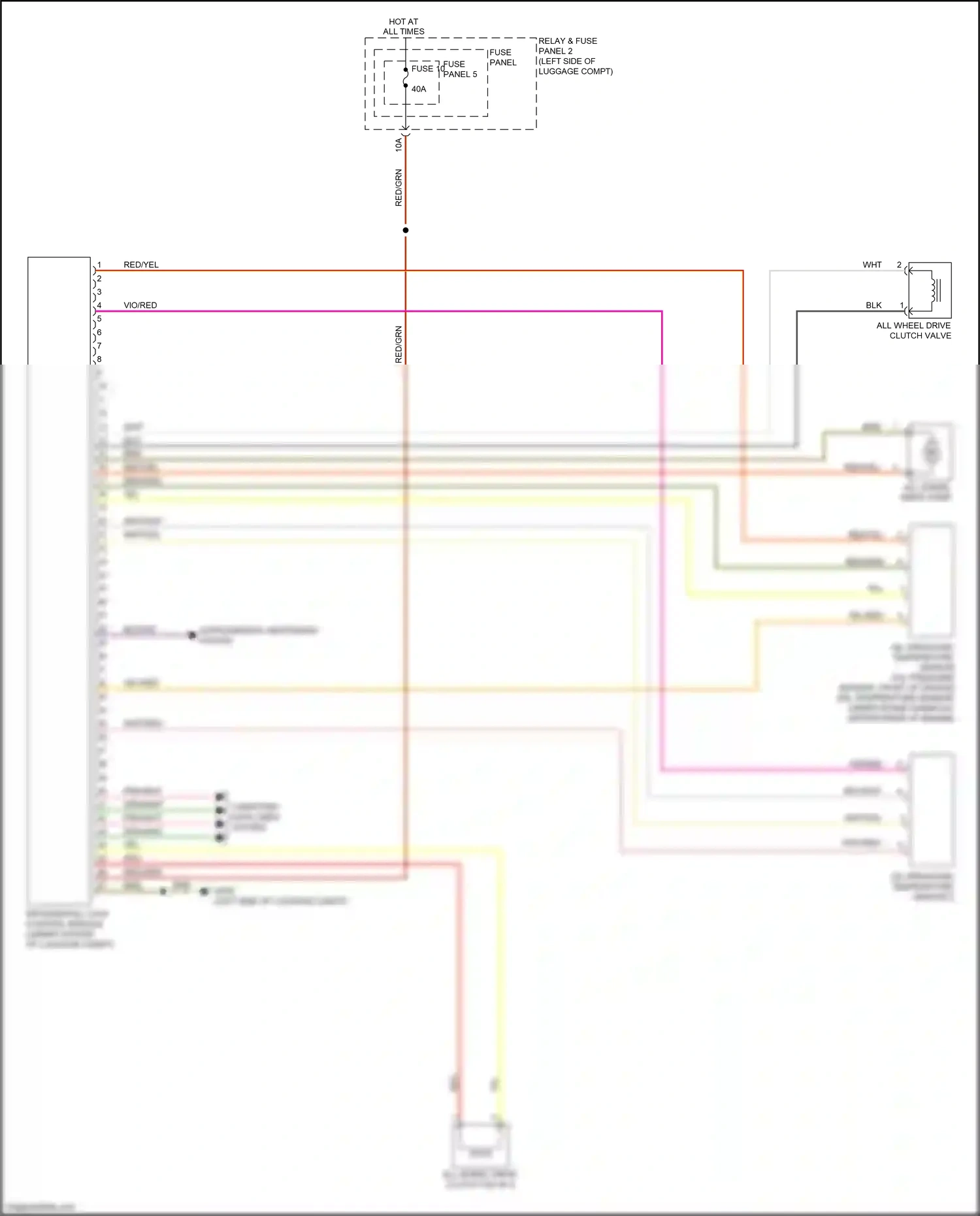 Wiring diagram grn/wht for Audi RS5 F5 (2017-2019) (3 of 19)