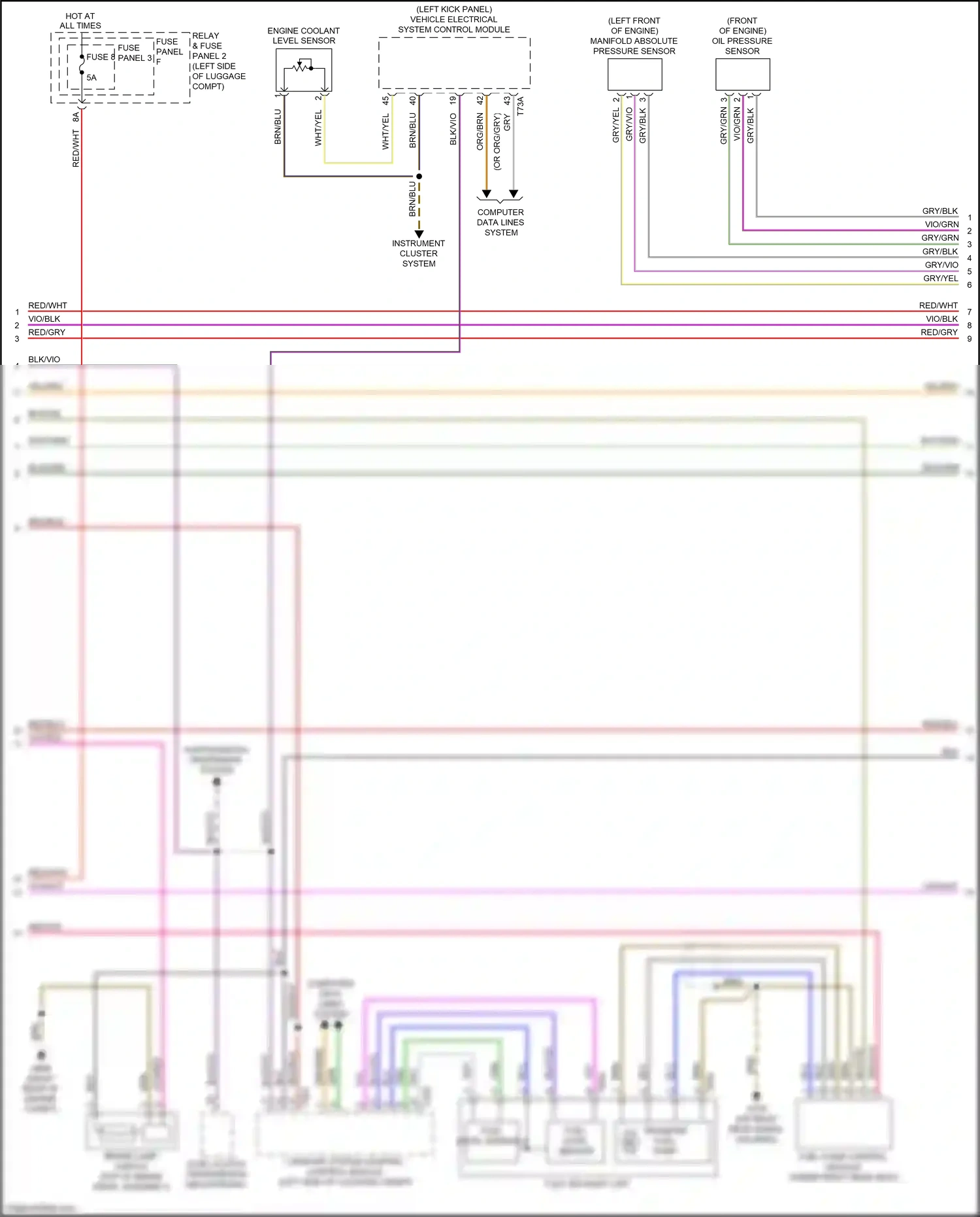 Wiring diagram gry for Audi RS5 F5 (2017-2019) (63 of 65)
