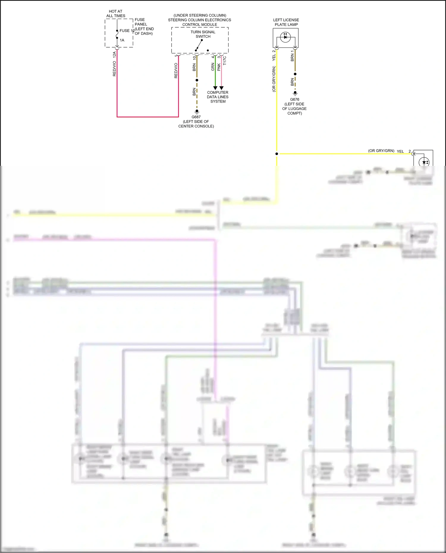 Wiring diagram gry/blu for Audi RS5 F5 (2017-2019) (13 of 23)