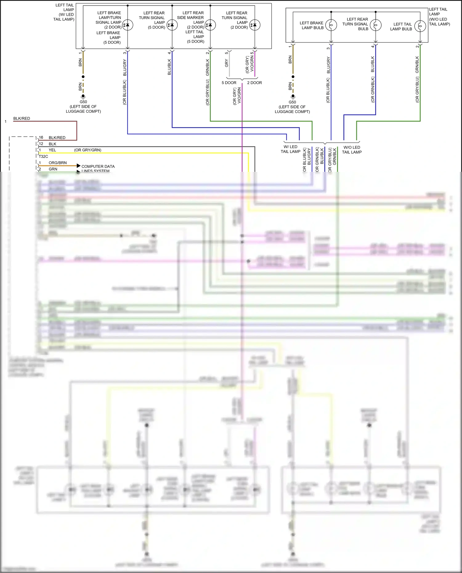 Wiring diagram org/brn for Audi RS5 F5 (2017-2019) (48 of 102)