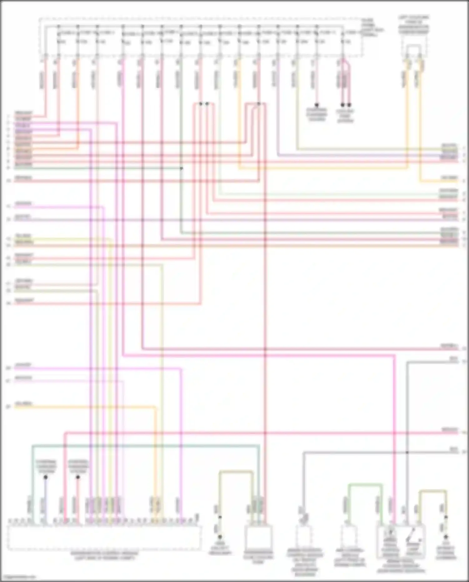 RS6 Audi C8 (2019-2024): Wiring diagram engine performance 4.0l turbo hybrid (3 of 12)