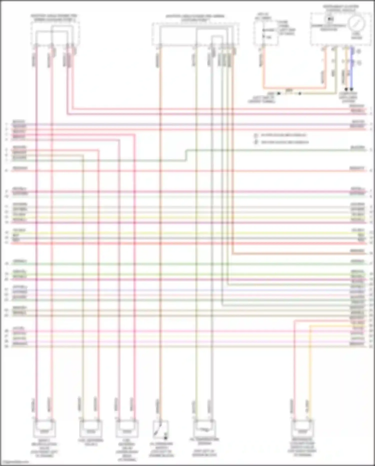 RS6 Audi C8 (2019-2024): Wiring diagram engine performance 4.0l turbo hybrid (7 of 12)