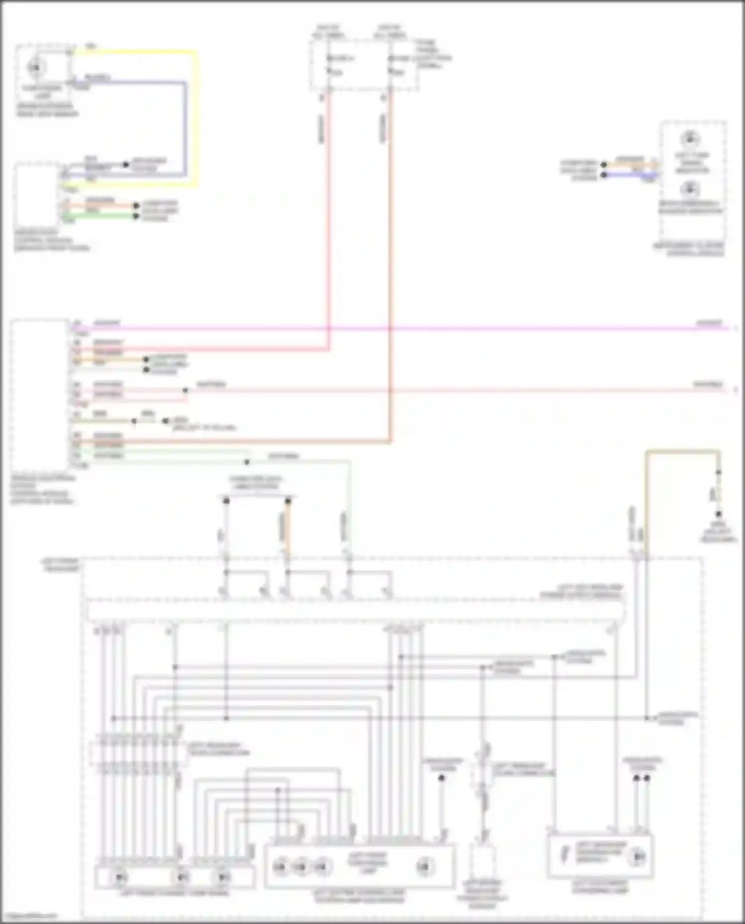 RS6 Audi C8 (2019-2024): Exterior lamps circuit, w/ multiple matrix beam (1 of 4)