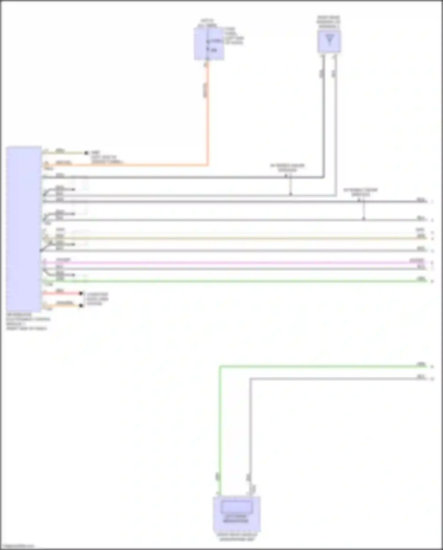 RS6 Audi C8 (2019-2024): Emergency call circuit, w/o connect plus (1 of 2)