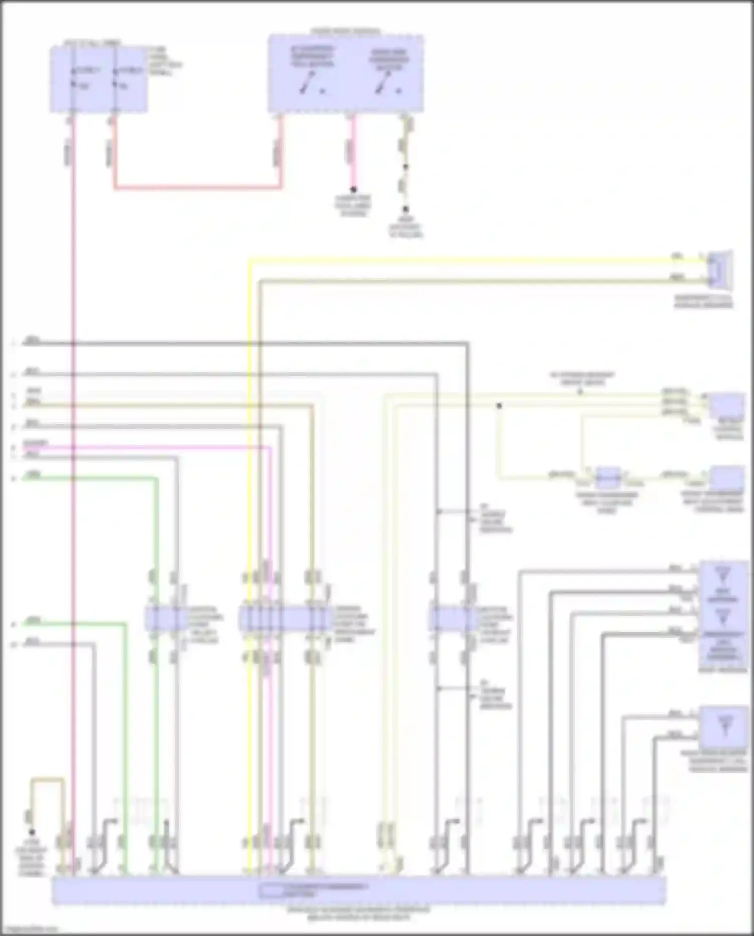 RS6 Audi C8 (2019-2024): Emergency call circuit, w/o connect plus (2 of 2)