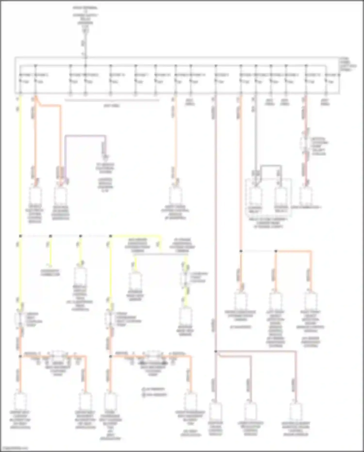 RS6 Audi C8 (2019-2024): Power distribution circuit (4 of 9)