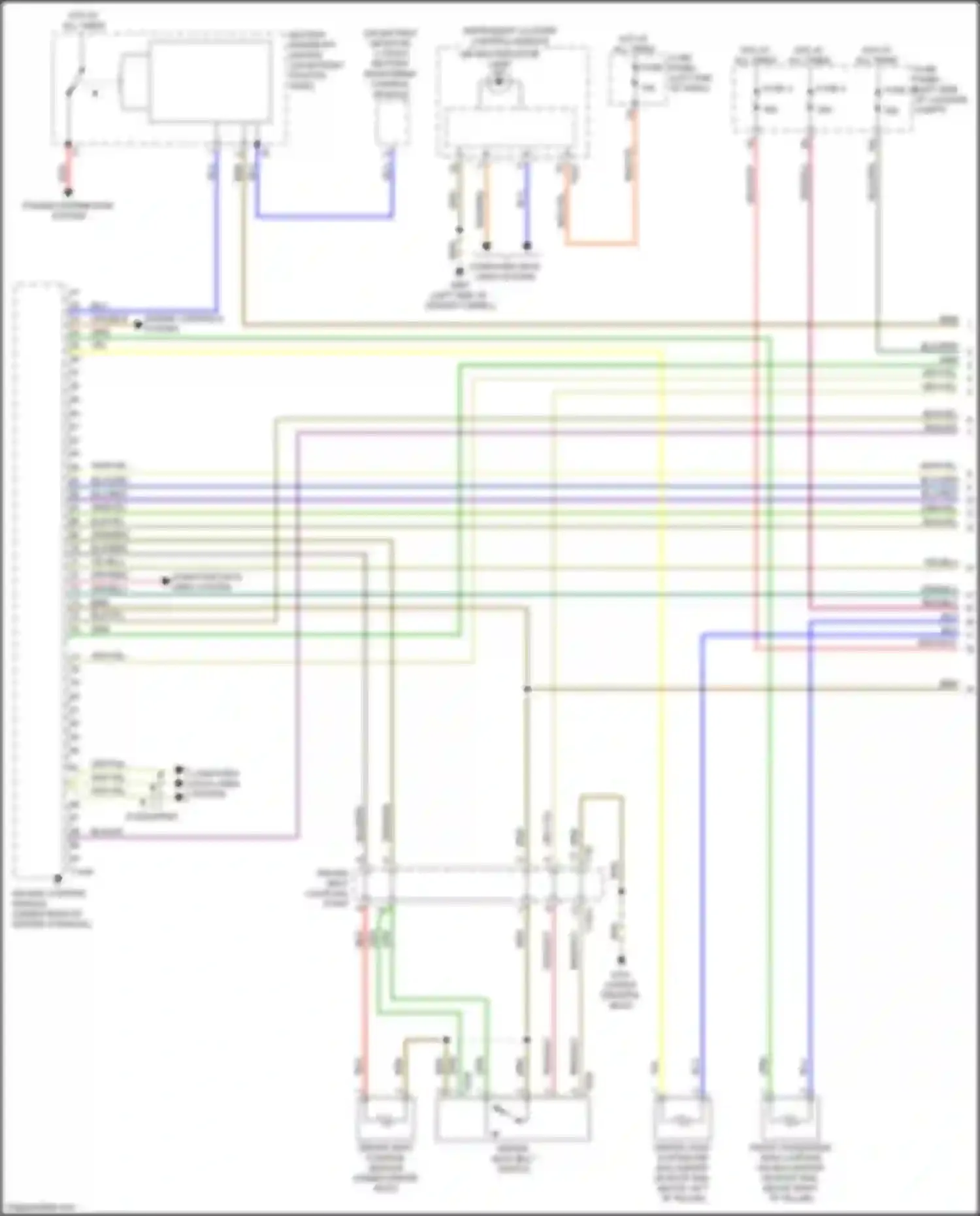 RS6 Audi C8 (2019-2024): Supplemental restraints circuit (1 of 5)