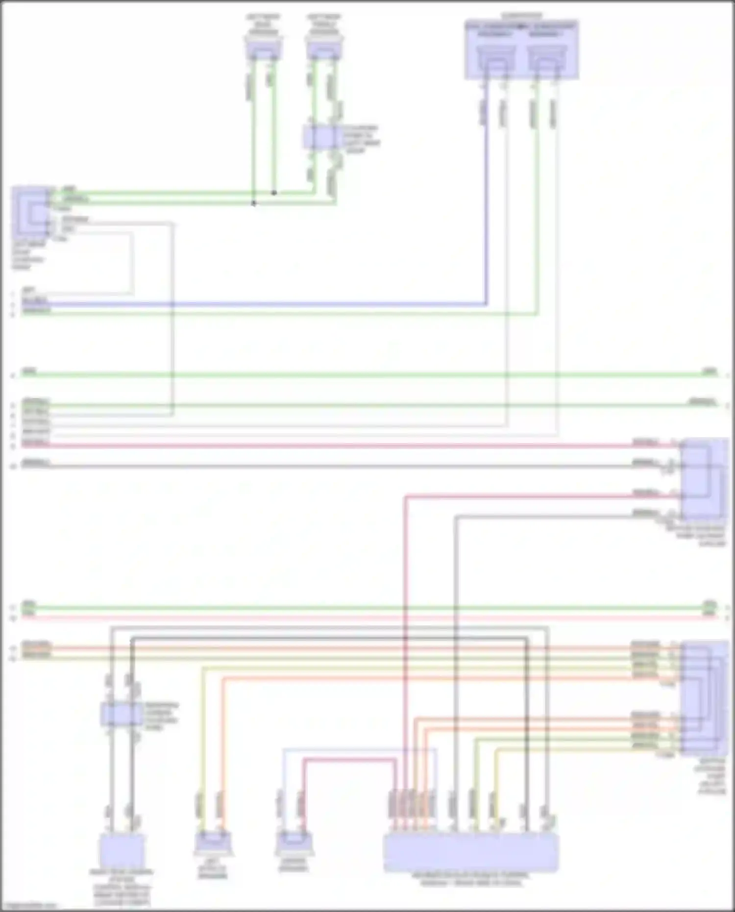 Wiring diagram bottom coupling point on left a-pillar for Audi RS6 C8 (2019-2024) (34 of 48)