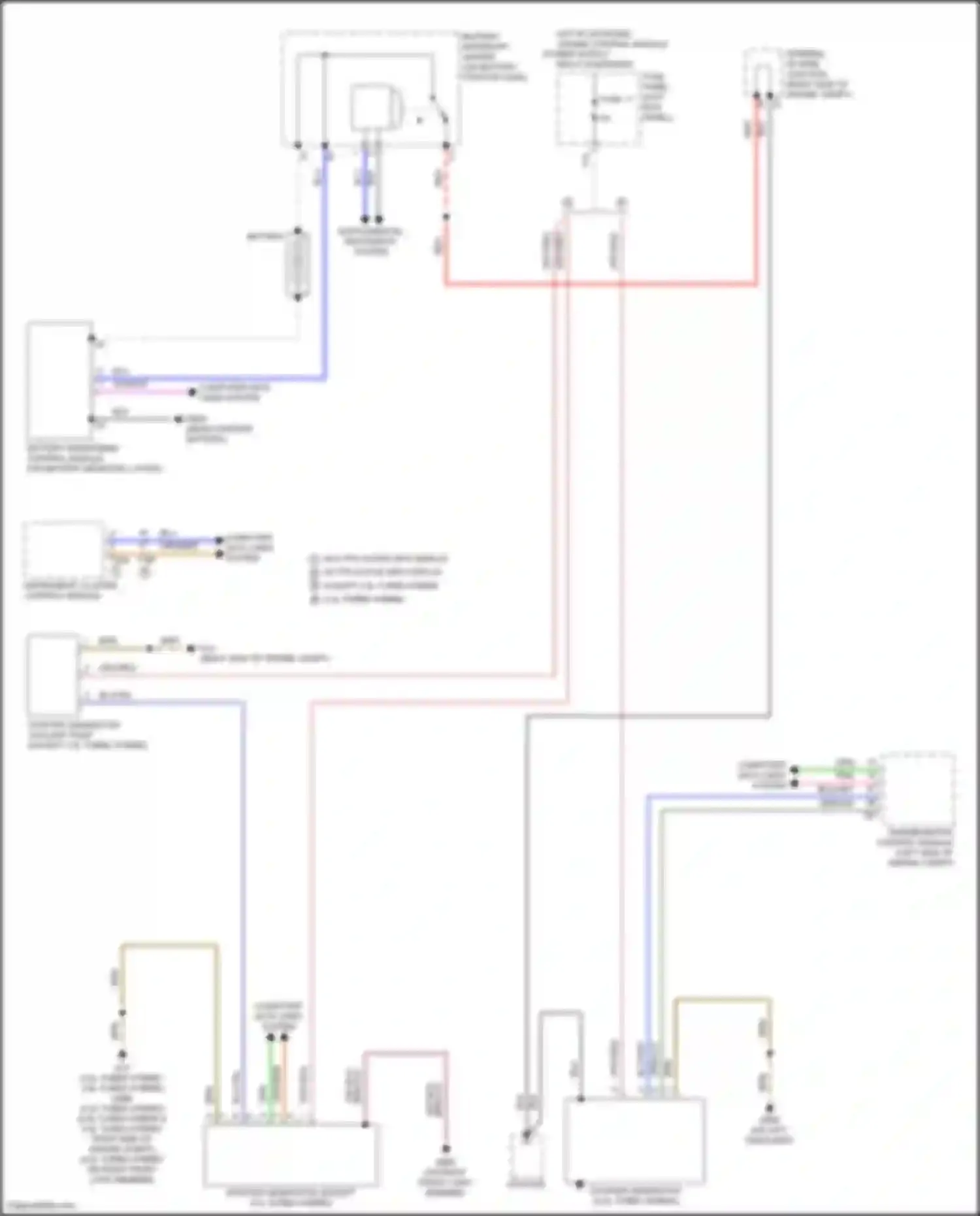 Wiring diagram computer data lines system for Audi RS6 C8 (2019-2024) (7 of 154)