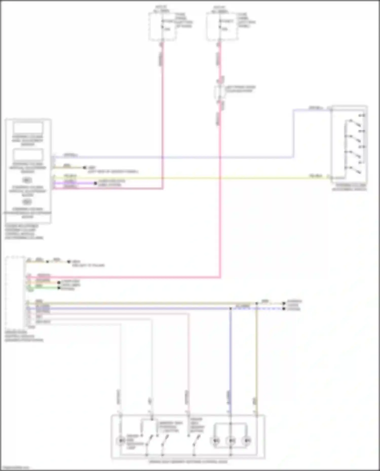 Wiring diagram fuse panel f for Audi RS6 C8 (2019-2024) (40 of 41)