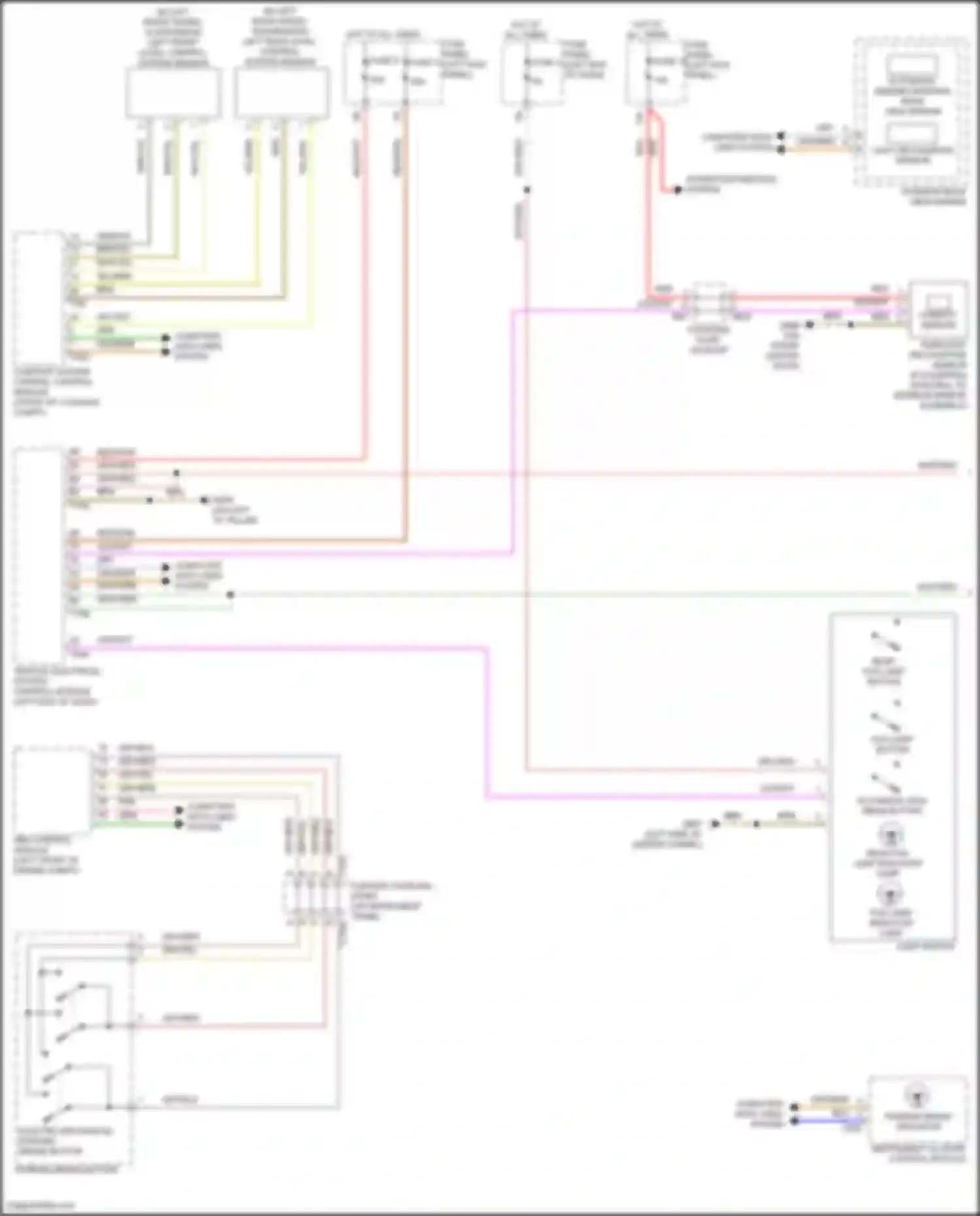 Wiring diagram light recognition sensor for Audi RS6 C8 (2019-2024) (2 of 4)