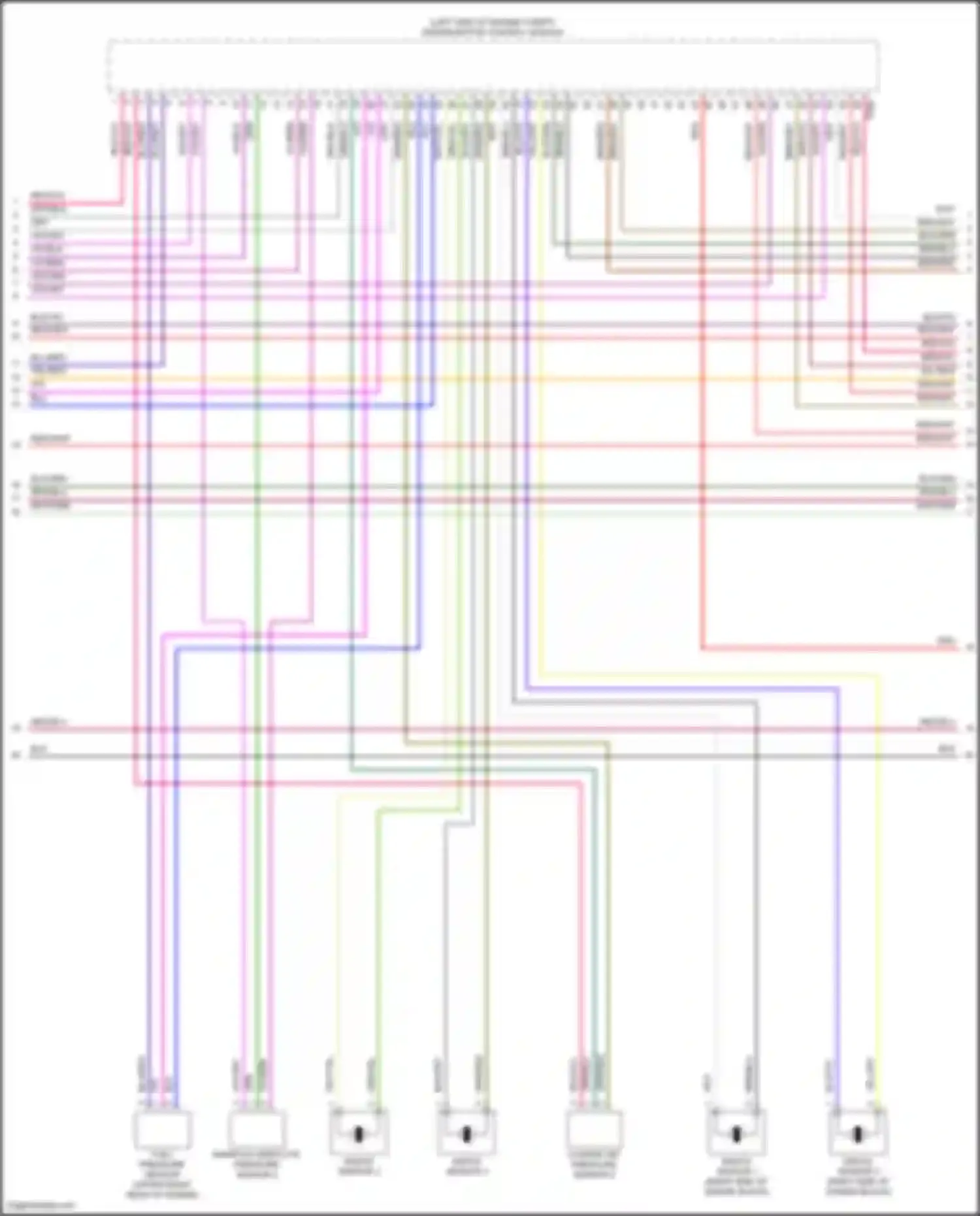 Wiring diagram manifold absolute pressure sensor 2 for Audi RS6 C8 (2019-2024) (1 of 1)