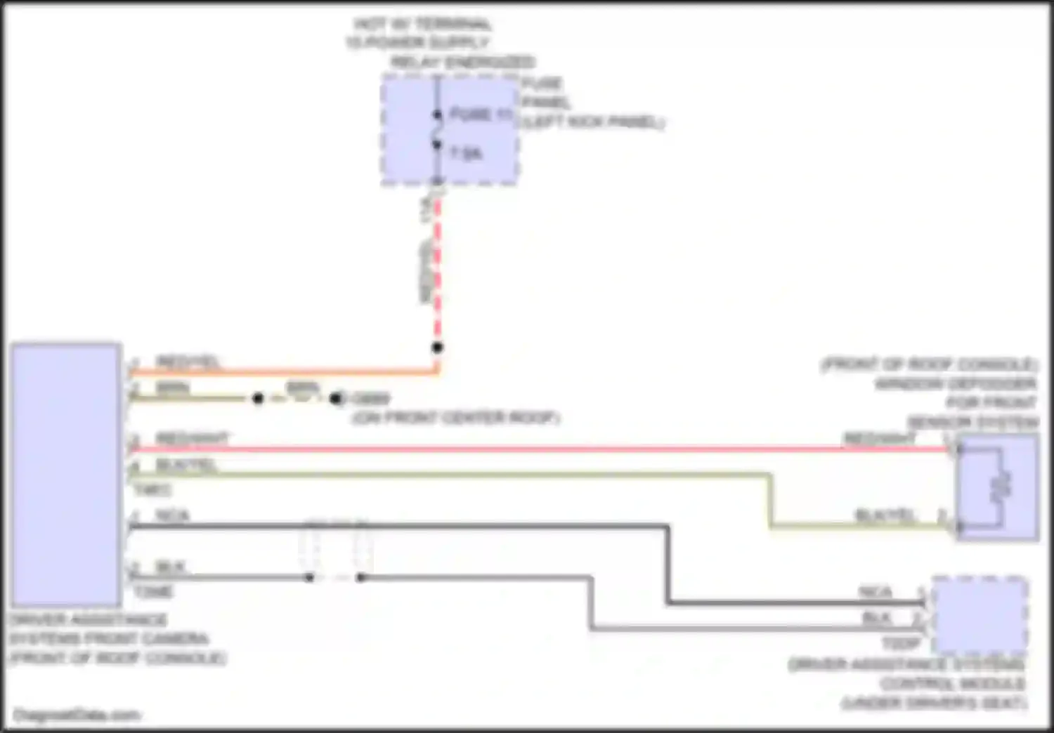 Wiring diagram nca for Audi RS6 C8 (2019-2024) (34 of 53)