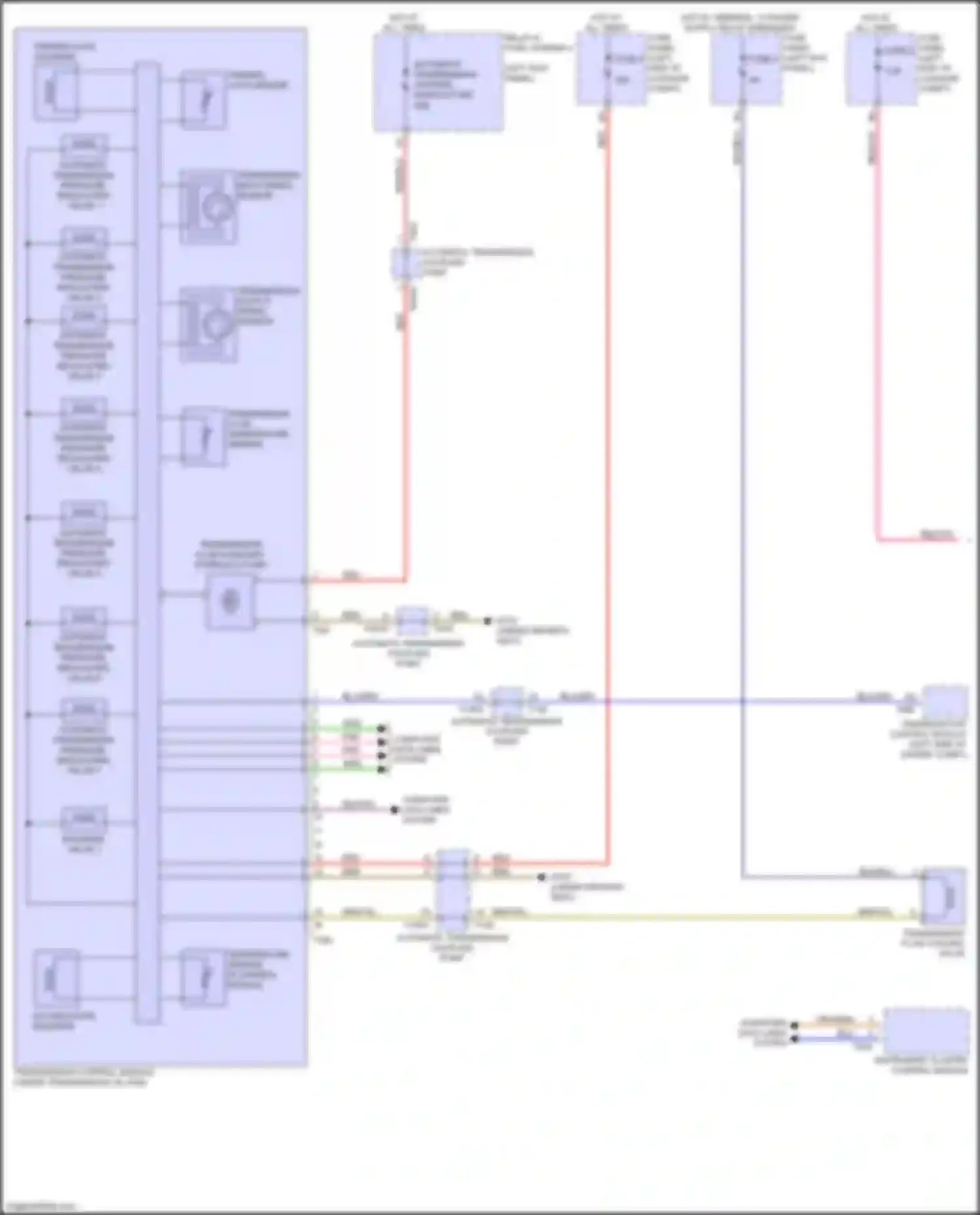 Wiring diagram transmission input speed sensor for Audi RS6 C8 (2019-2024) (1 of 1)
