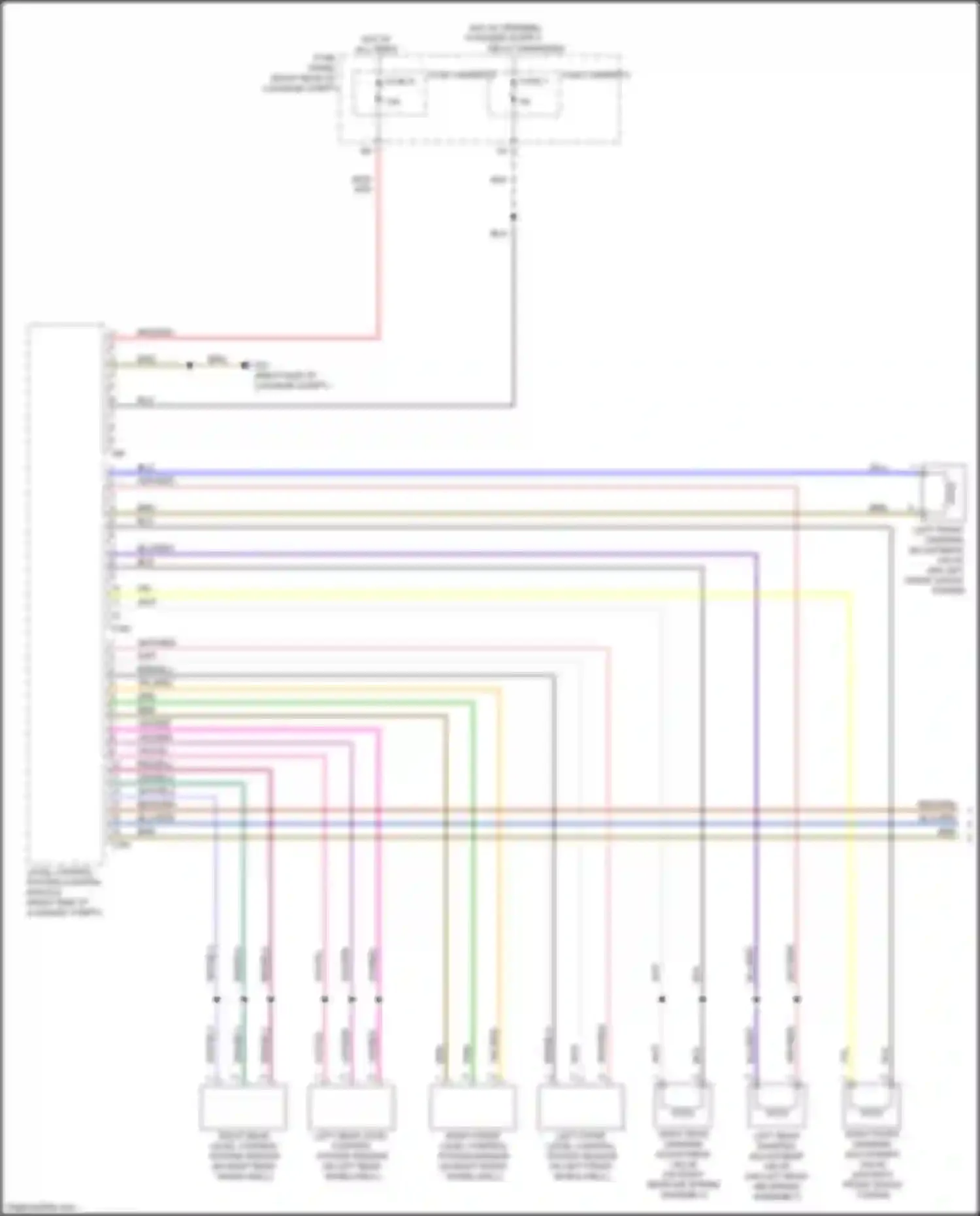 RS7 Audi I facelift (2014-2018): Electronic suspension circuit (1 of 2)