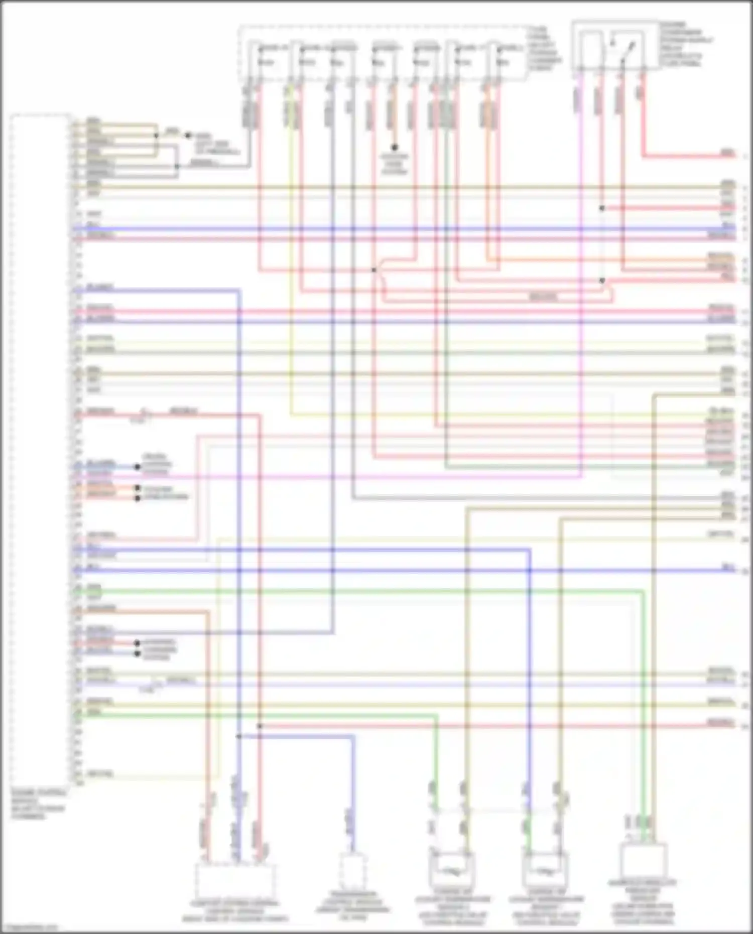 RS7 Audi I facelift (2014-2018): Wiring diagram engine performance 4.0l turbo (1 of 12)
