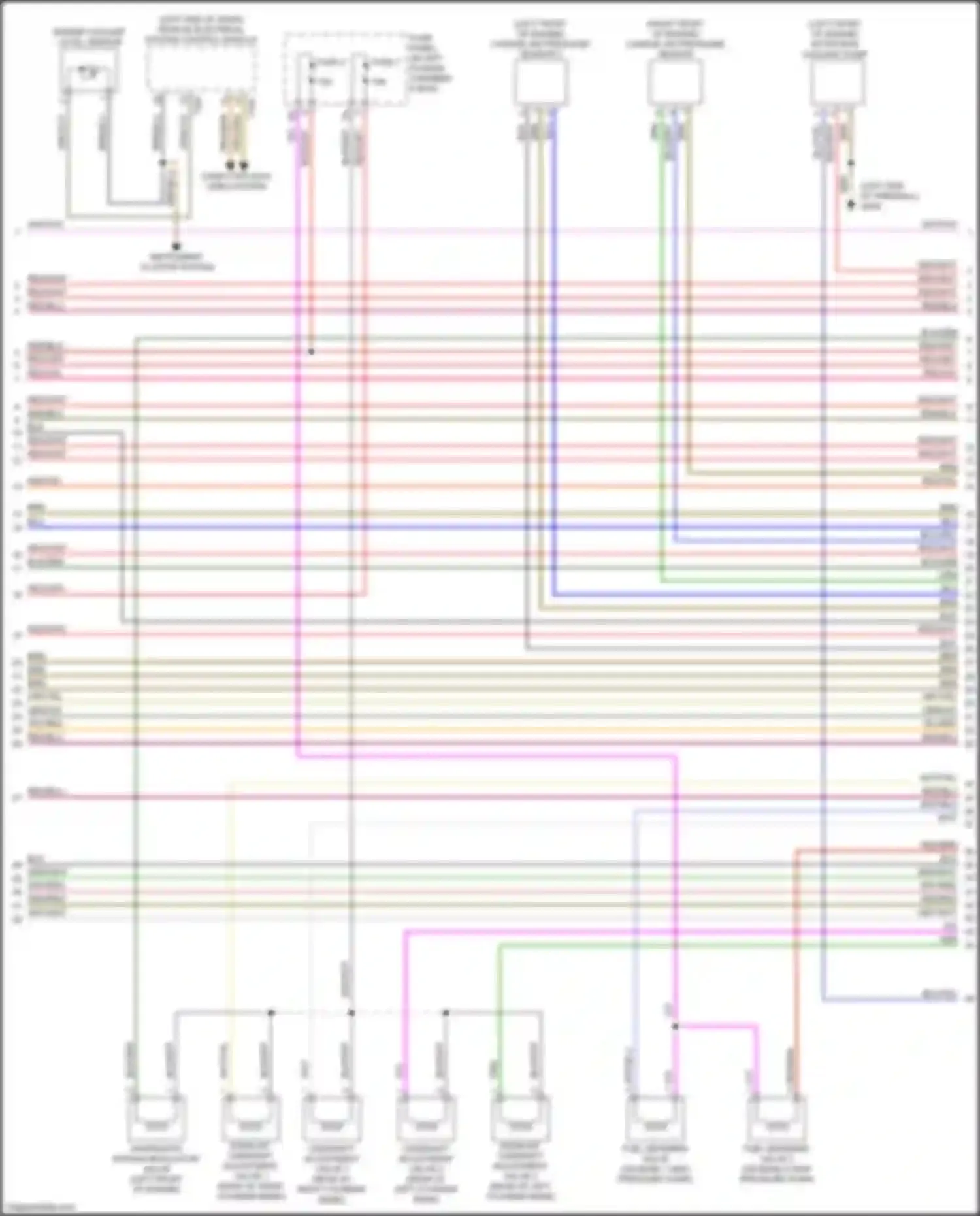RS7 Audi I facelift (2014-2018): Wiring diagram engine performance 4.0l turbo (4 of 12)