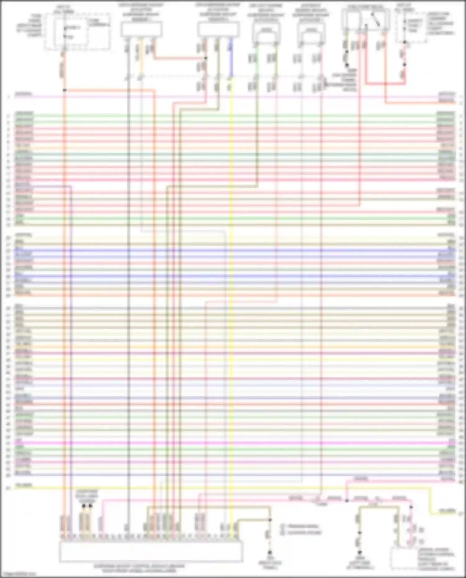 RS7 Audi I facelift (2014-2018): Wiring diagram engine performance 4.0l turbo (7 of 12)