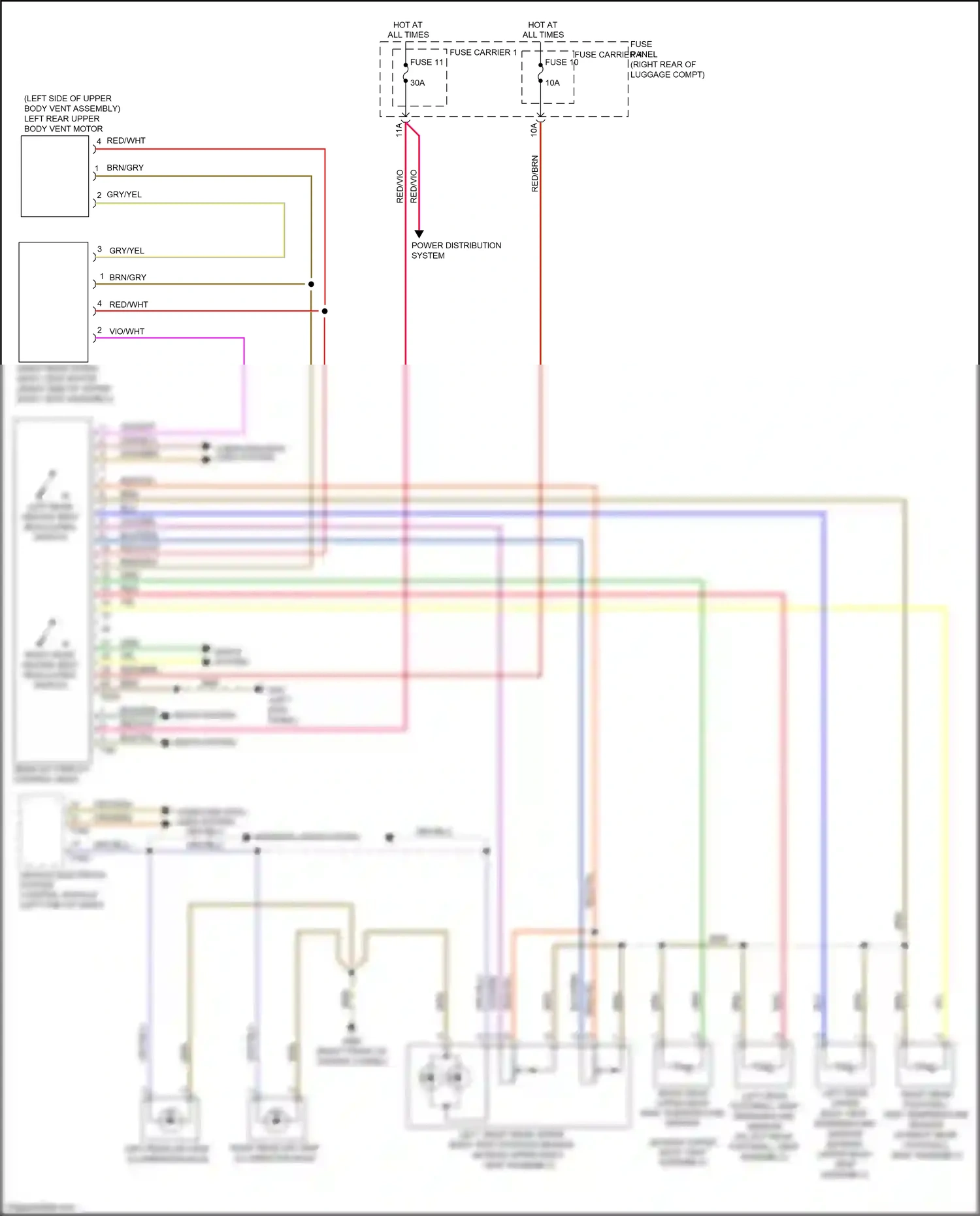 Audi RS7 I facelift (2014-2018) computer data lines system wiring diagram  (8 of 115)