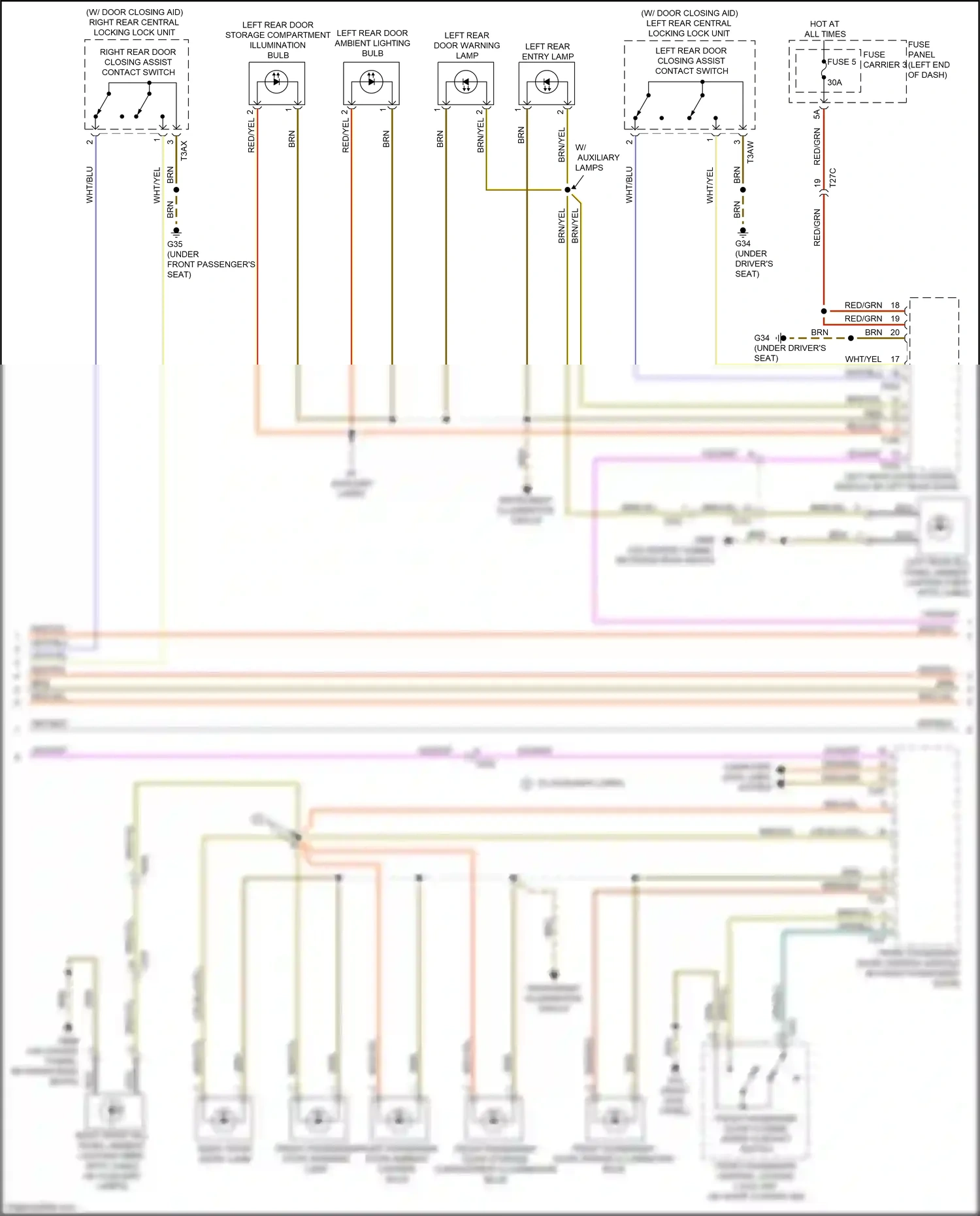Audi RS7 I facelift (2014-2018) computer data lines system wiring diagram  (4 of 115)