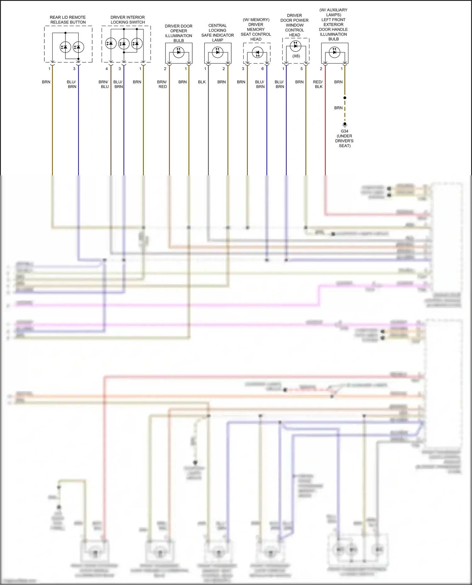 Audi RS7 I facelift (2014-2018) computer data lines system wiring diagram  (7 of 115)