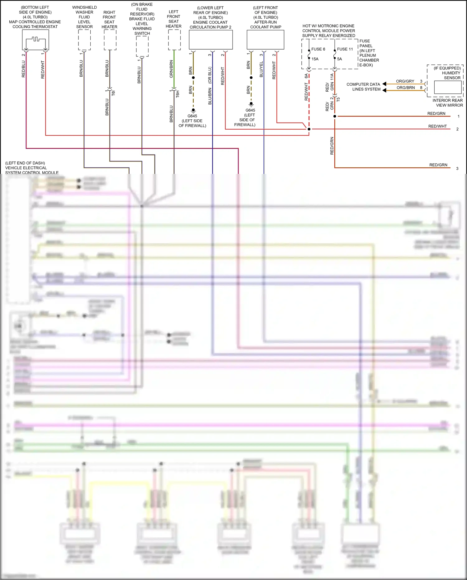 Audi RS7 I facelift (2014-2018) fuse panel a wiring diagram  (1 of 15)