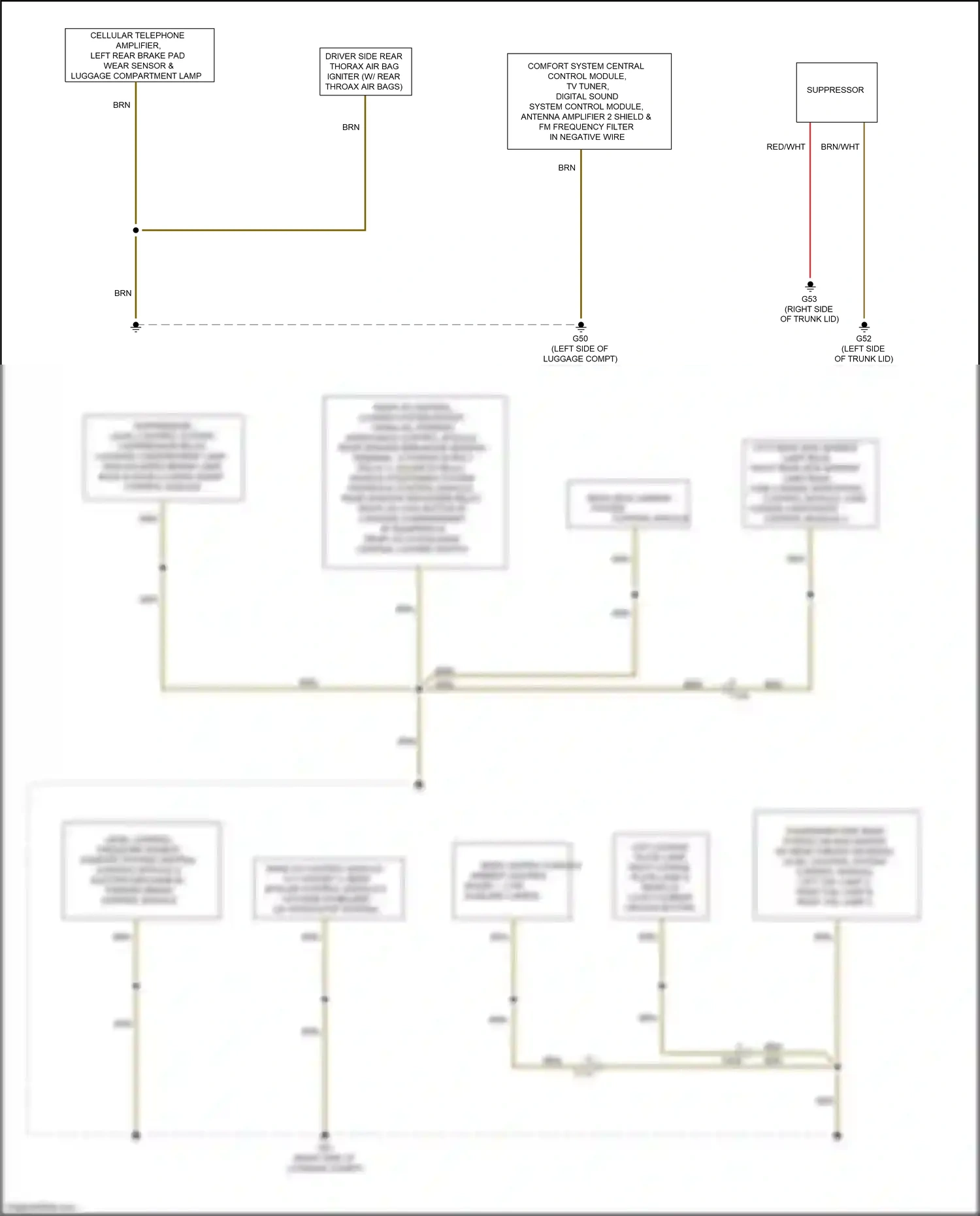 Audi RS7 I facelift (2014-2018) rear view camera system control module wiring diagram  (11 of 11)