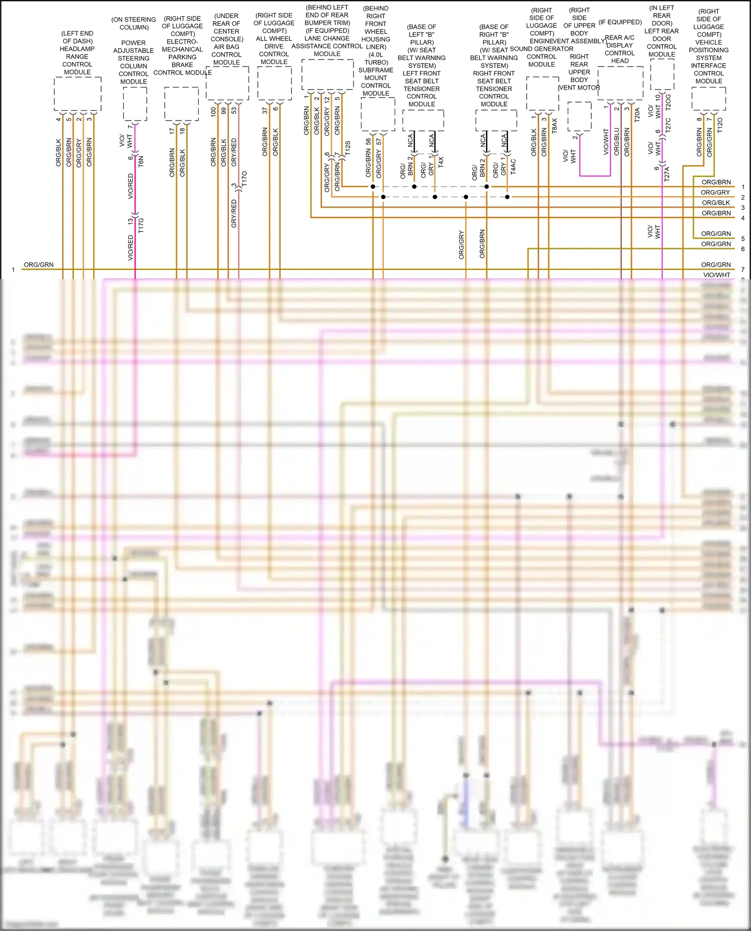 Audi RS7 I facelift (2014-2018) rear view camera system control module wiring diagram  (1 of 11)