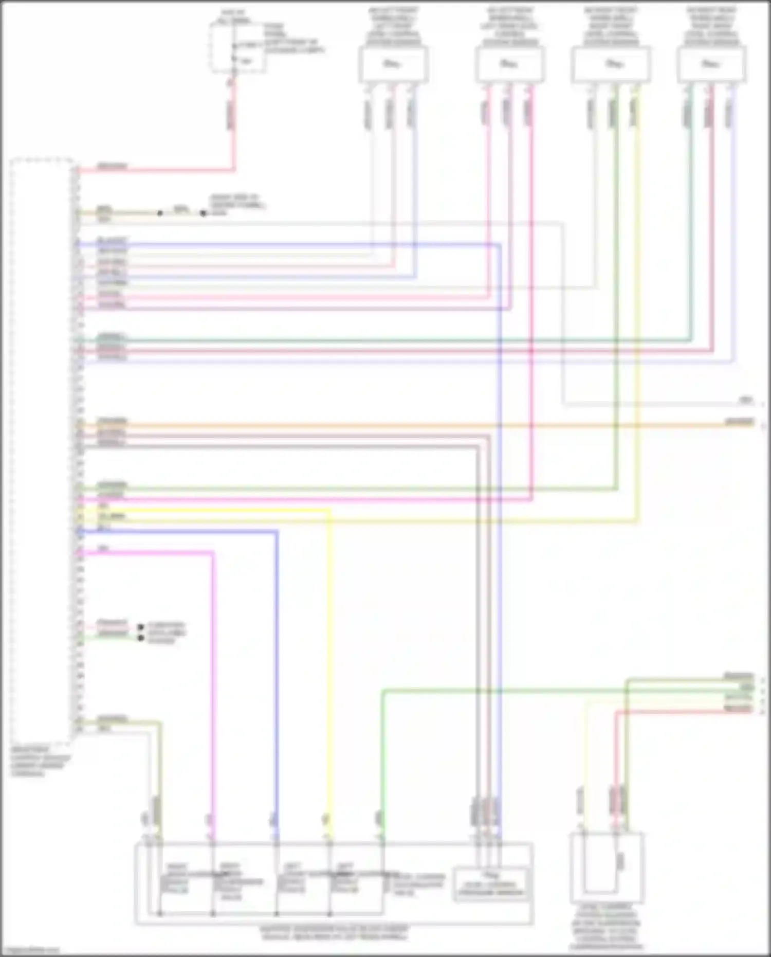 RS7 Audi II (2019-2024): Electronic suspension circuit (1 of 2)